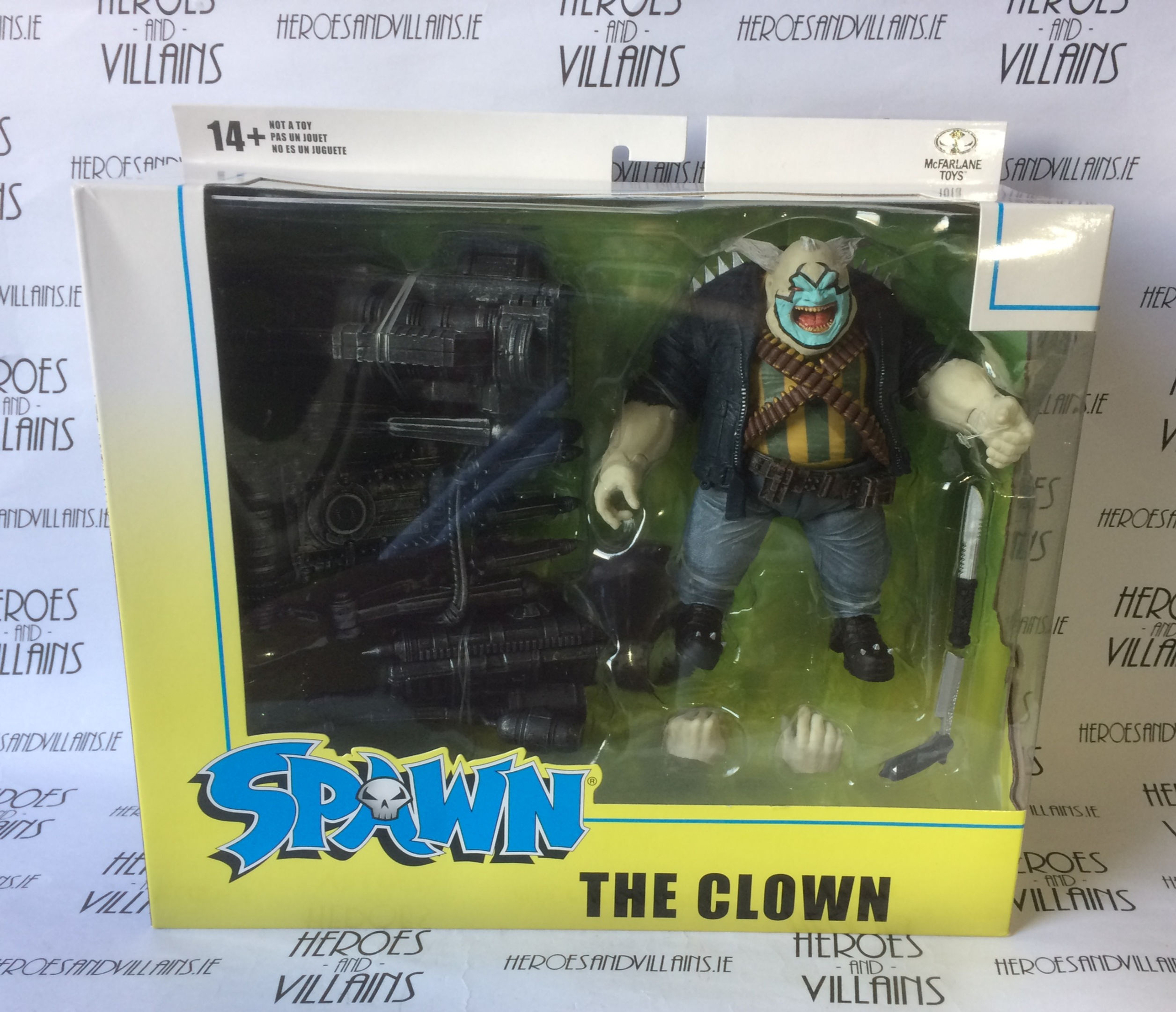 SPAWN CLOWN WITH CANNONS (MCFARLANE TOYS 2021)