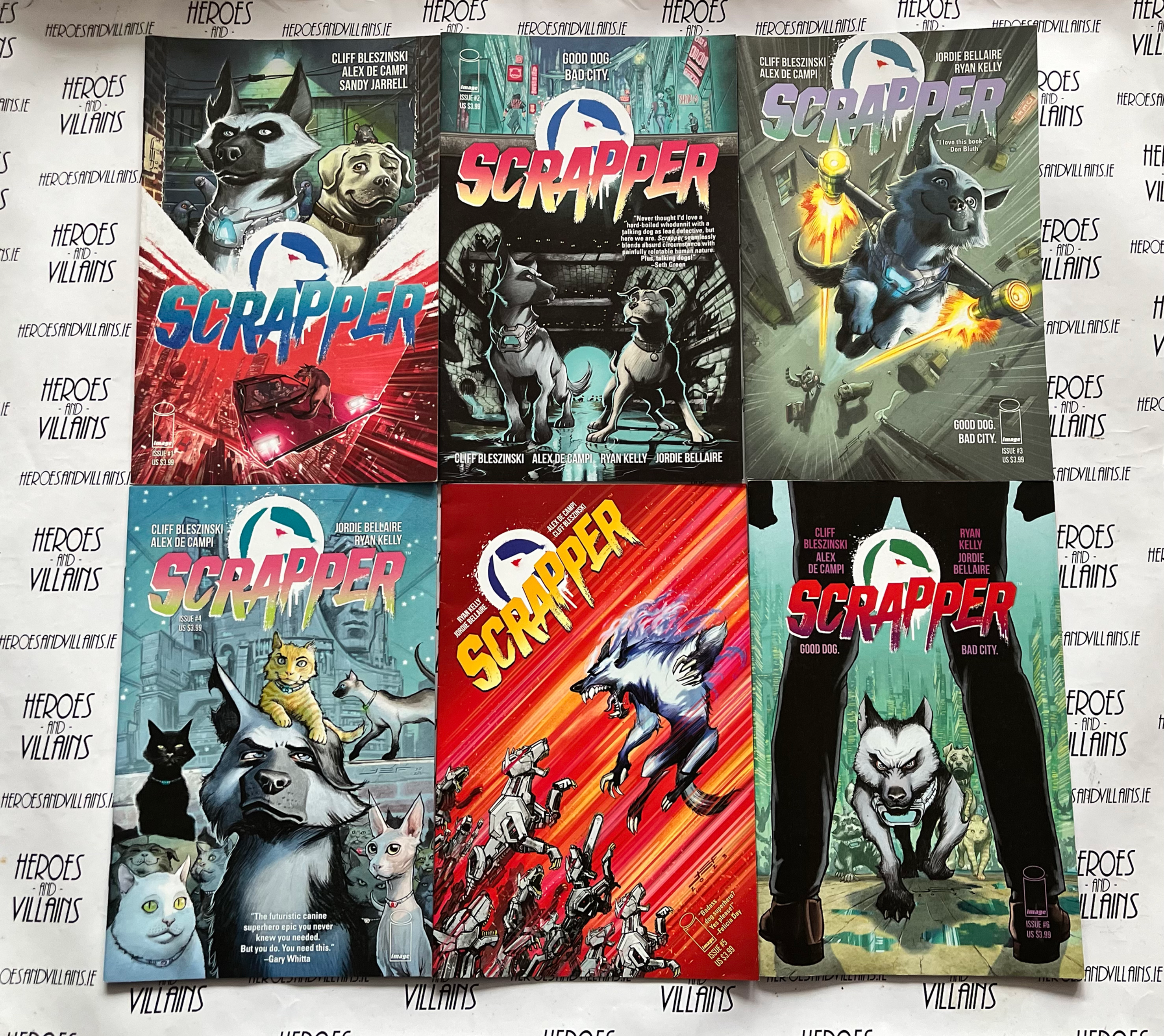 SCRAPPER COMPLETE MINI SERIES (IMAGE COMICS 2024)