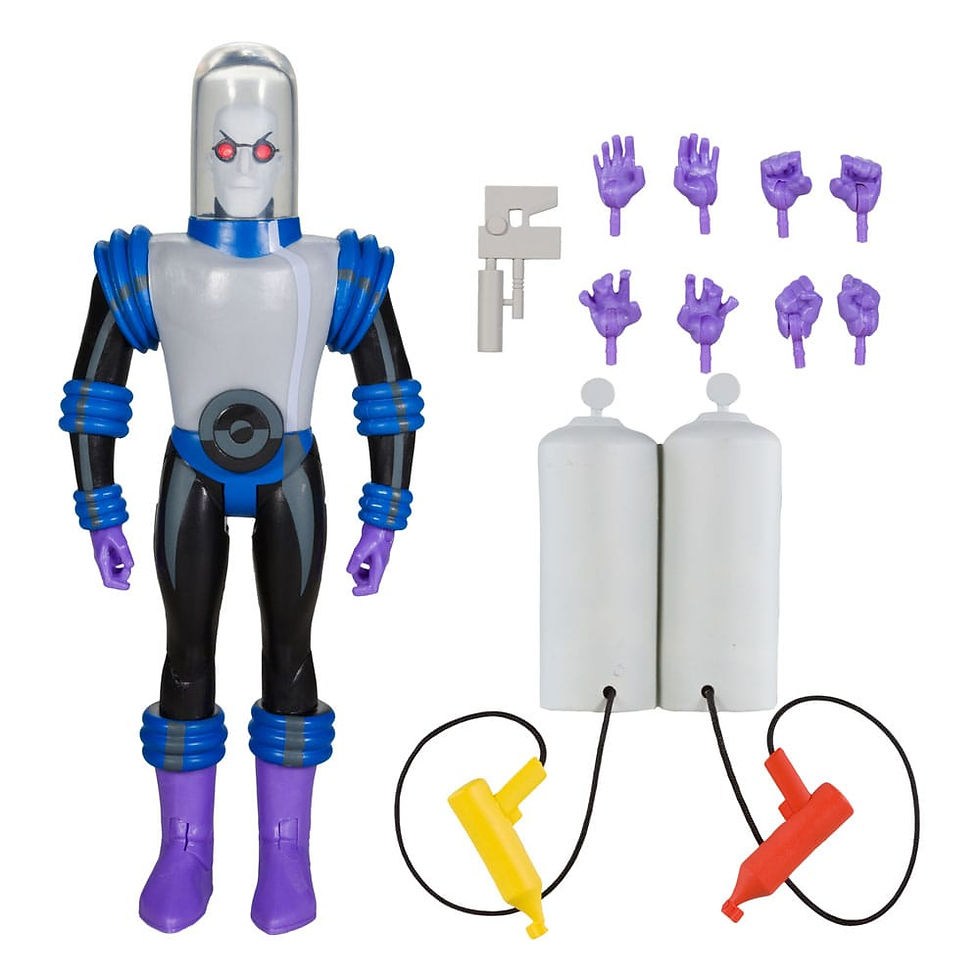 Miniature : BATMAN ANIMATED SERIES CONDIMENT KING BAF WAVE OF 4 FIGURES (MCFARLA
