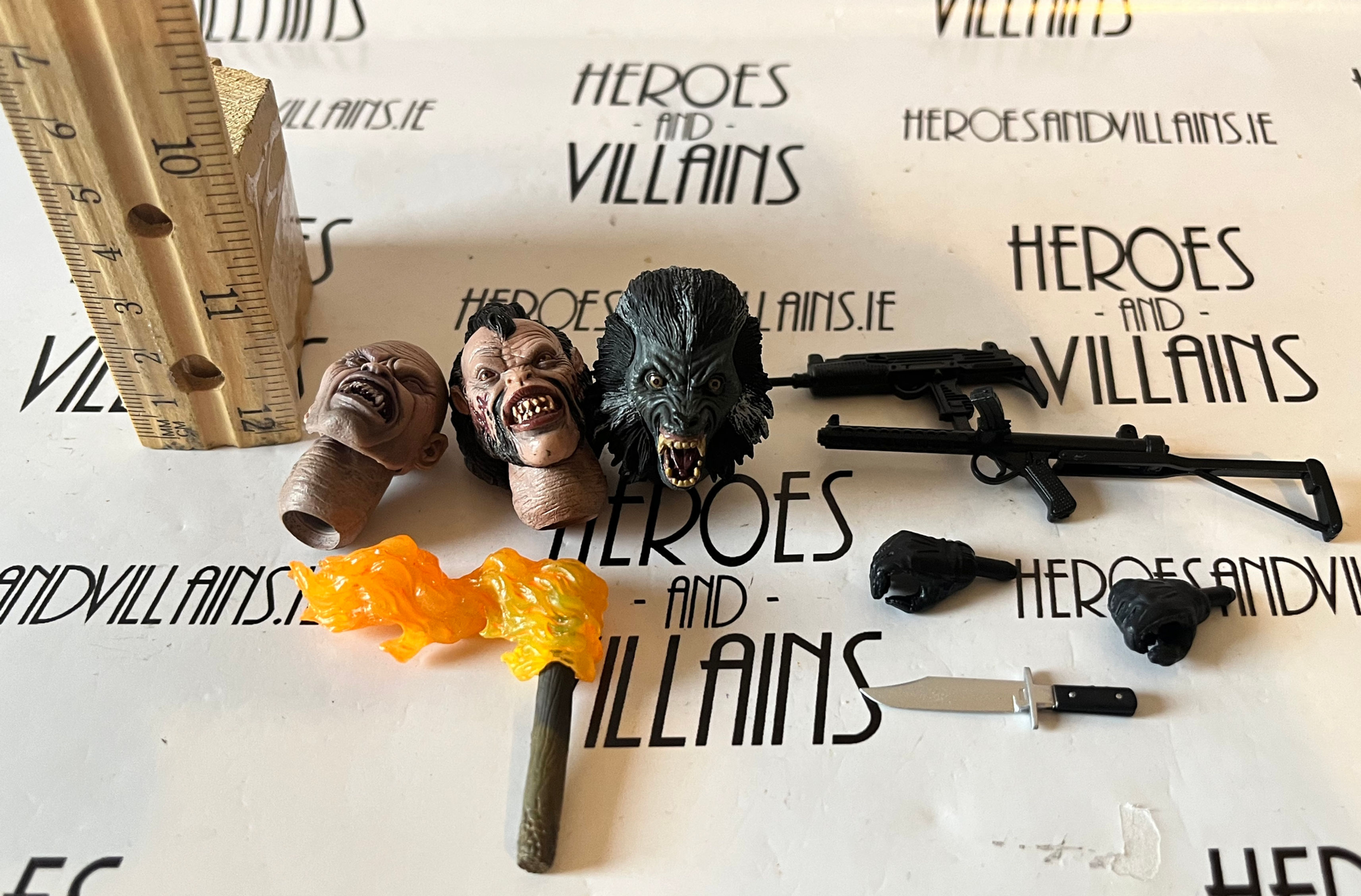 SPARE PARTS : AMERICAN WEREWOLF IN LONDON ULTIMATE NIGHTMARE DEMON HEADS AND PAR