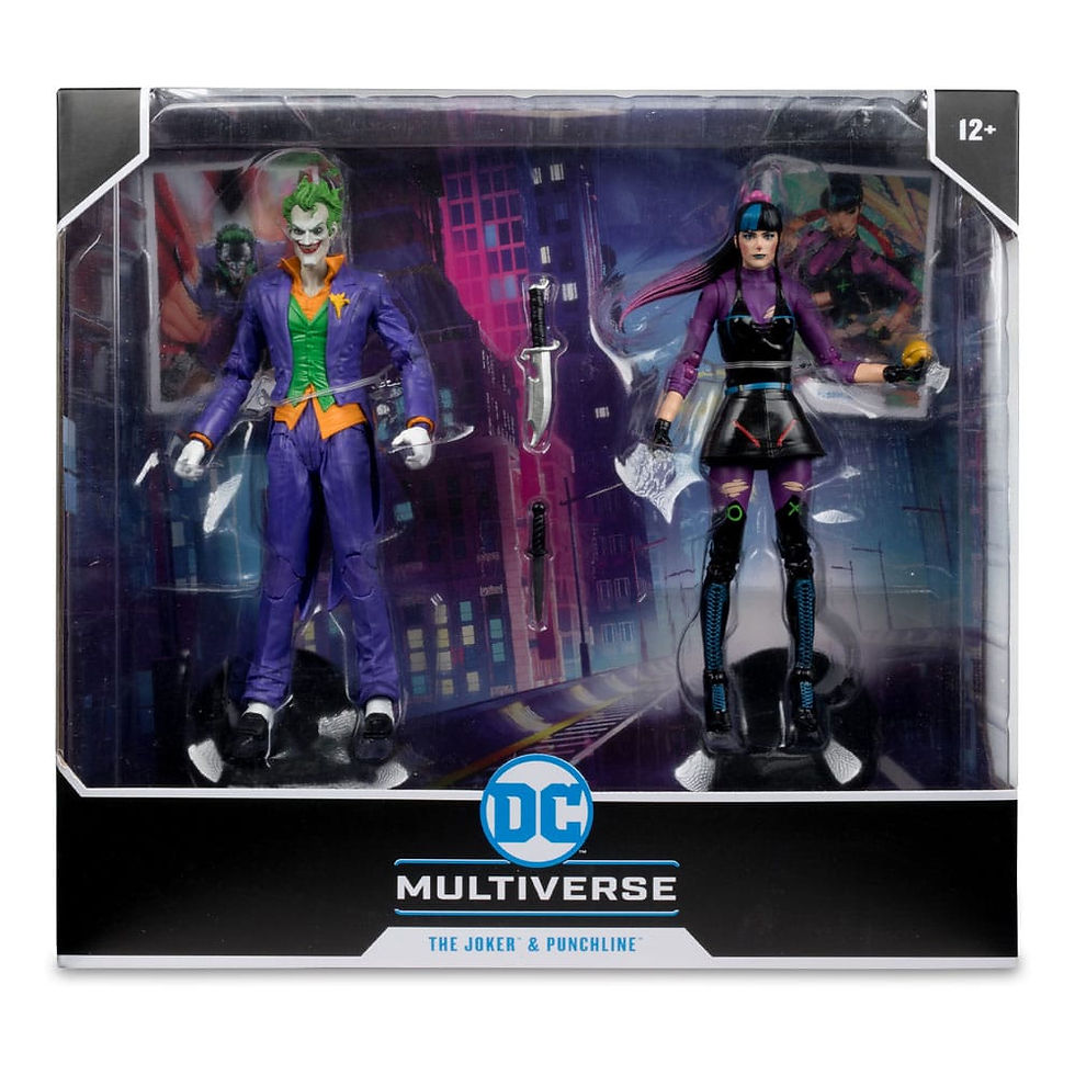 サムネイル： DC MULTIVERSE BATMAN JOKER AND PUNCHLINE BOXSET (MCFARLANE TOYS 2024
