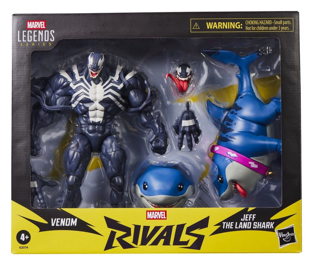 MARVEL LEGENDS GAMERVERSE MARVEL RIVALS VENOM AND JEFF THE LAND SHARK (HASBRO 20