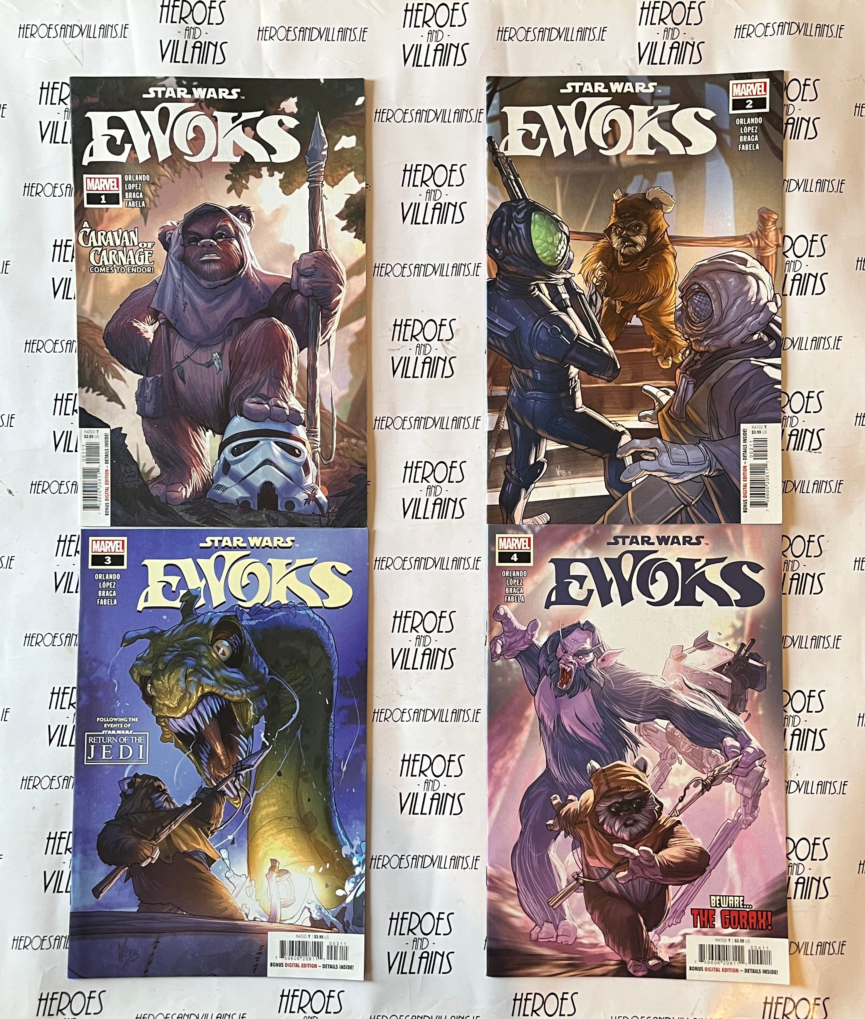 STAR WARS EWOKS MINI SERIES (MARVEL COMICS 2024)