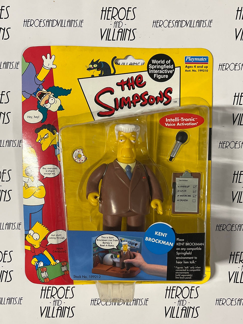 SIMPSONS WORLD OF SPRINGFIELD SERIES 5 KENT BROCKMAN (PLAYMATES 2001)