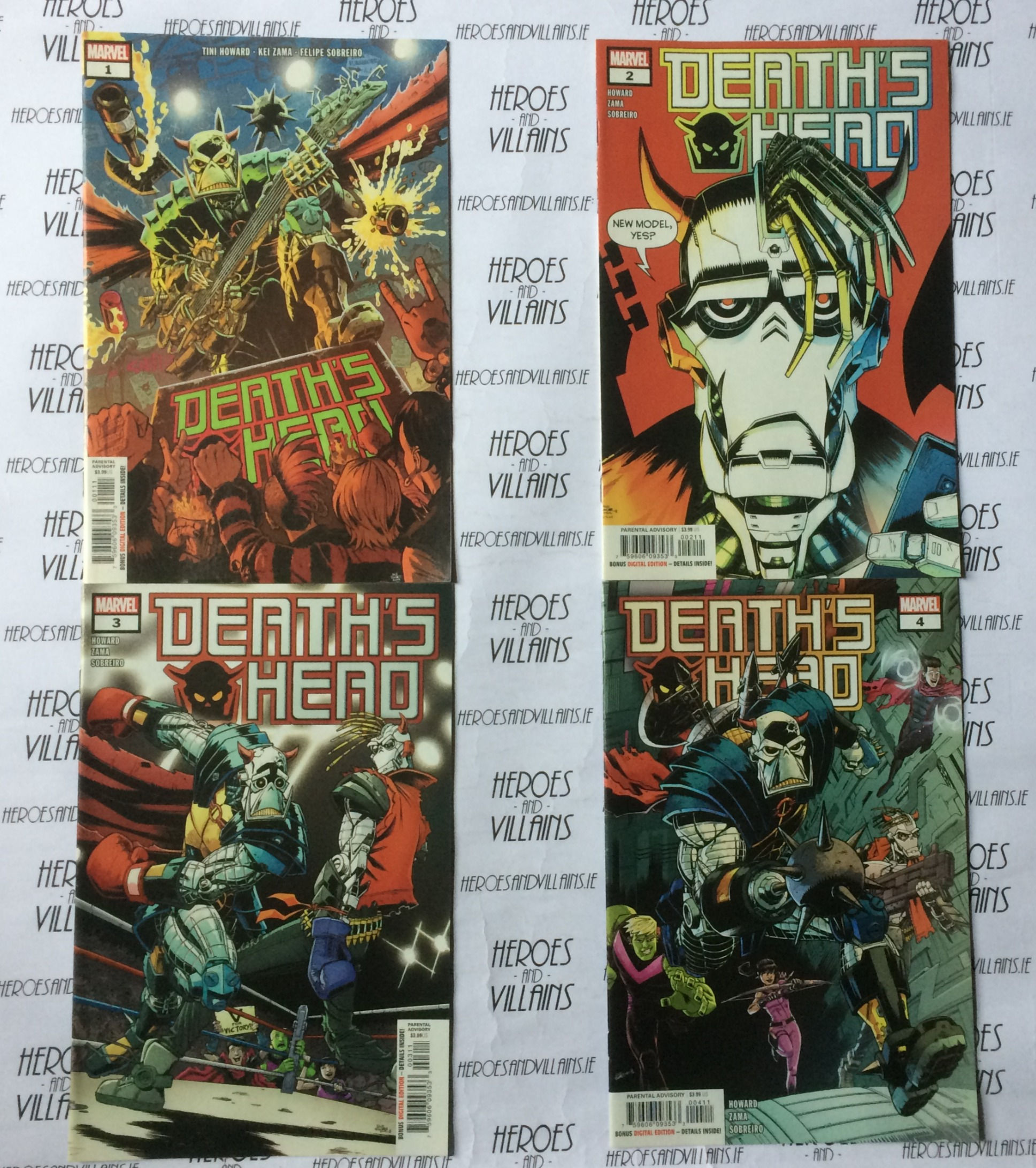 DEATHS HEAD CLONE DRIVE MINI SERIES (MARVEL 2019)
