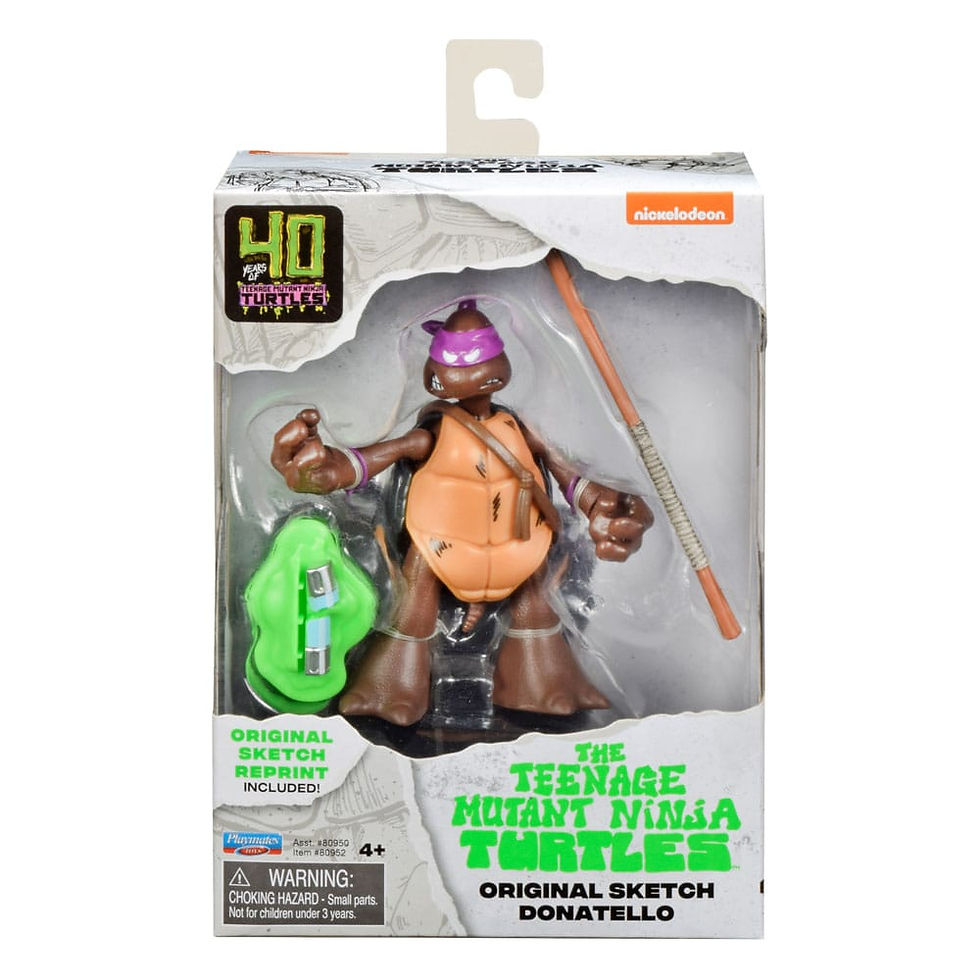 サムネイル： TEENAGE MUTANT NINJA TURTLES 40TH ANNIVERSARY ORIGINAL SKETCH FIGURE