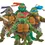 Miniature : RE- ORDER: TEENAGE MUTANT NINJA TURTLES CLASSIC 2003 4 FIGURE SET (PLAYMATES 202