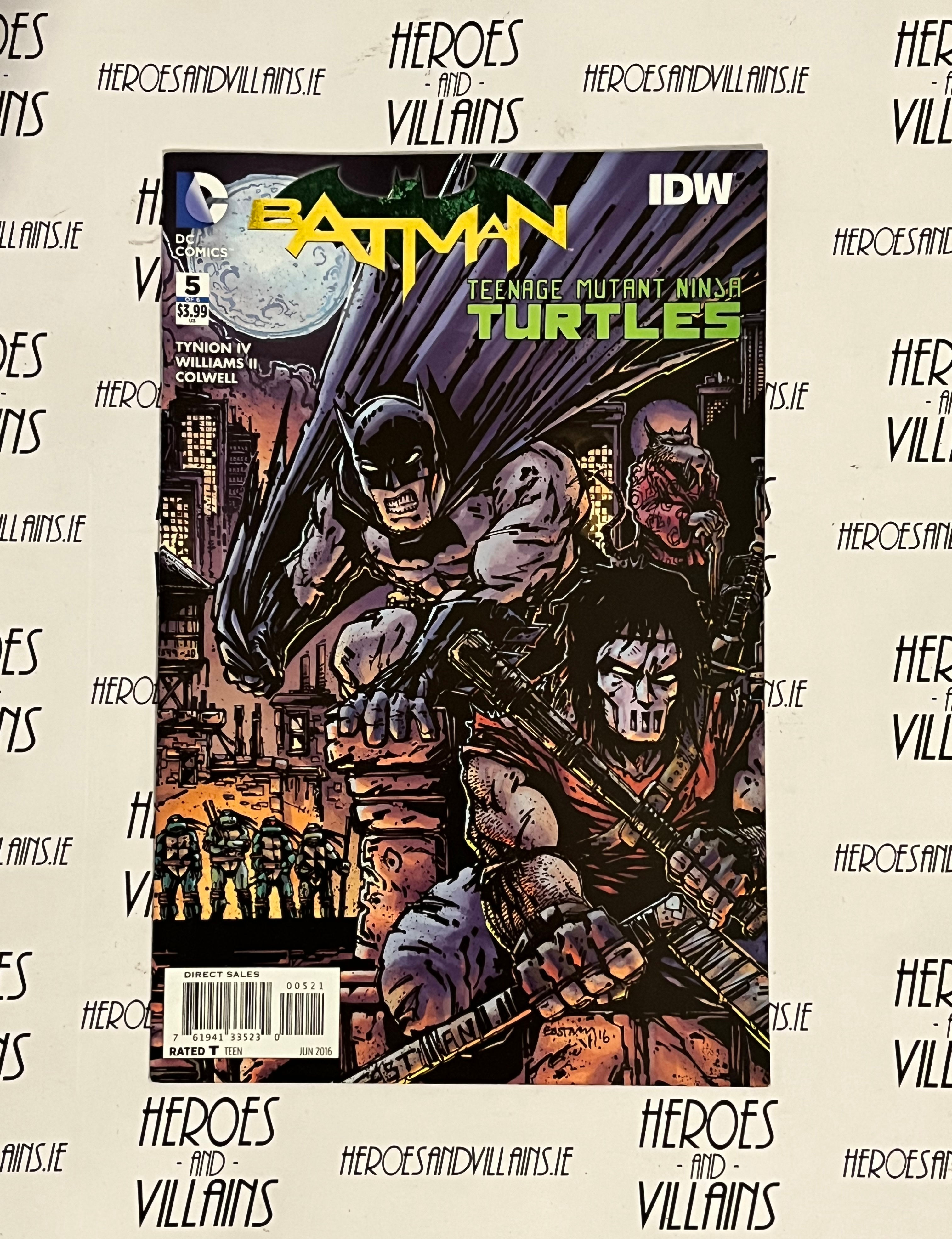 BATMAN TEENAGE MUTANT NINJA TURTLES #5 KEVIN EASTMAN B COVER VARIANT (DC COMICS