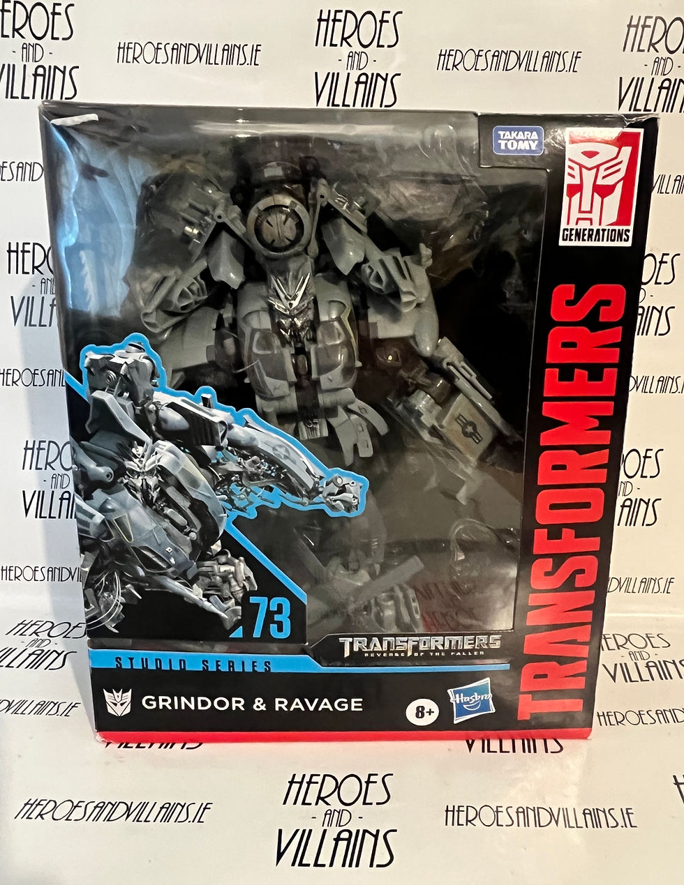 Miniatura: TRANSFORMERS STUDIO SERIES 73 ROTF LEADER DECEPTICON GRINDOR (HASBRO 2022)
