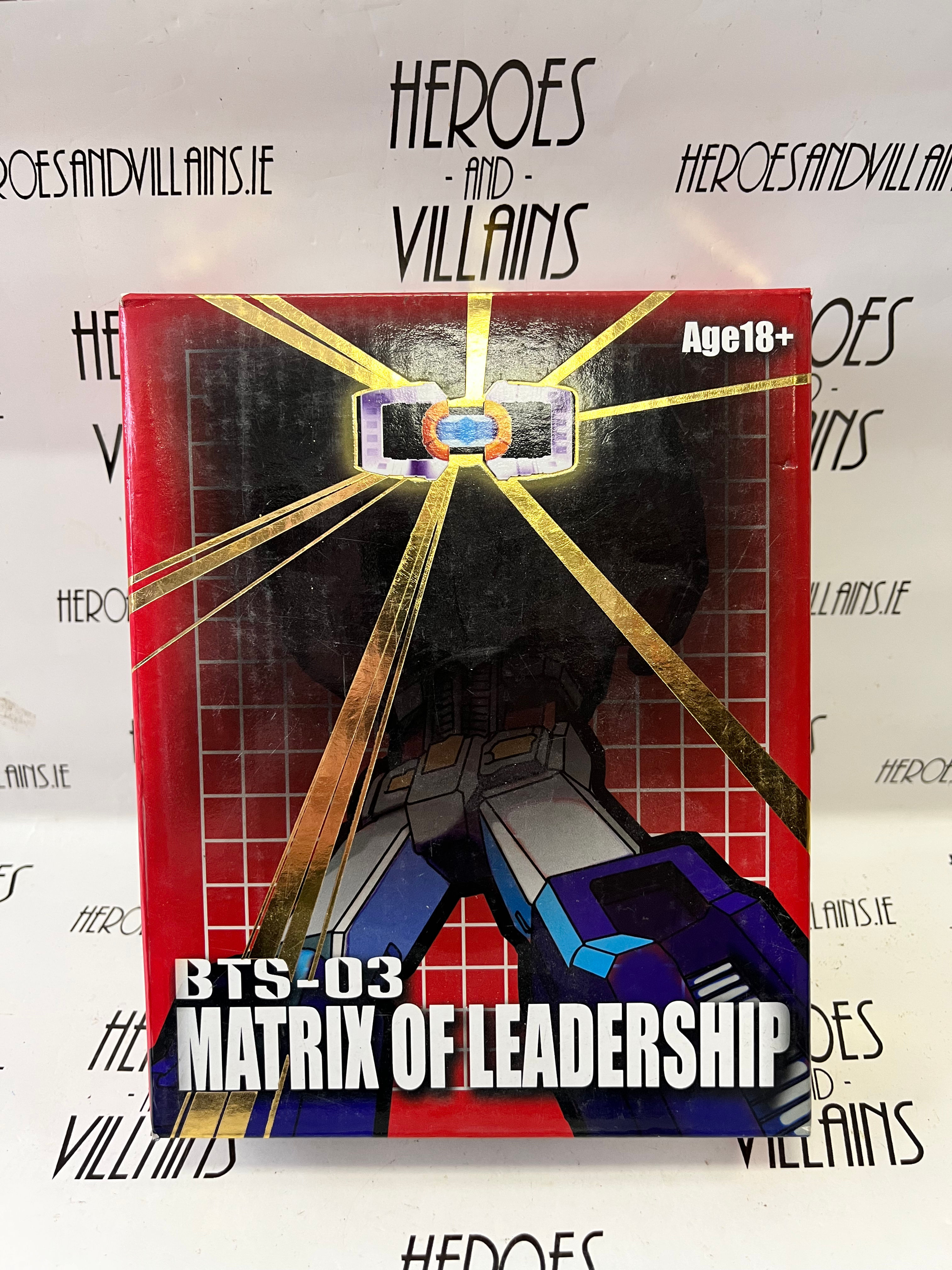 TRANSFORMING BTS - 3 MATRIX OF LEADERSHIP G1 OPTIMUS PRIME ACCESSORY KIT (BTS 20