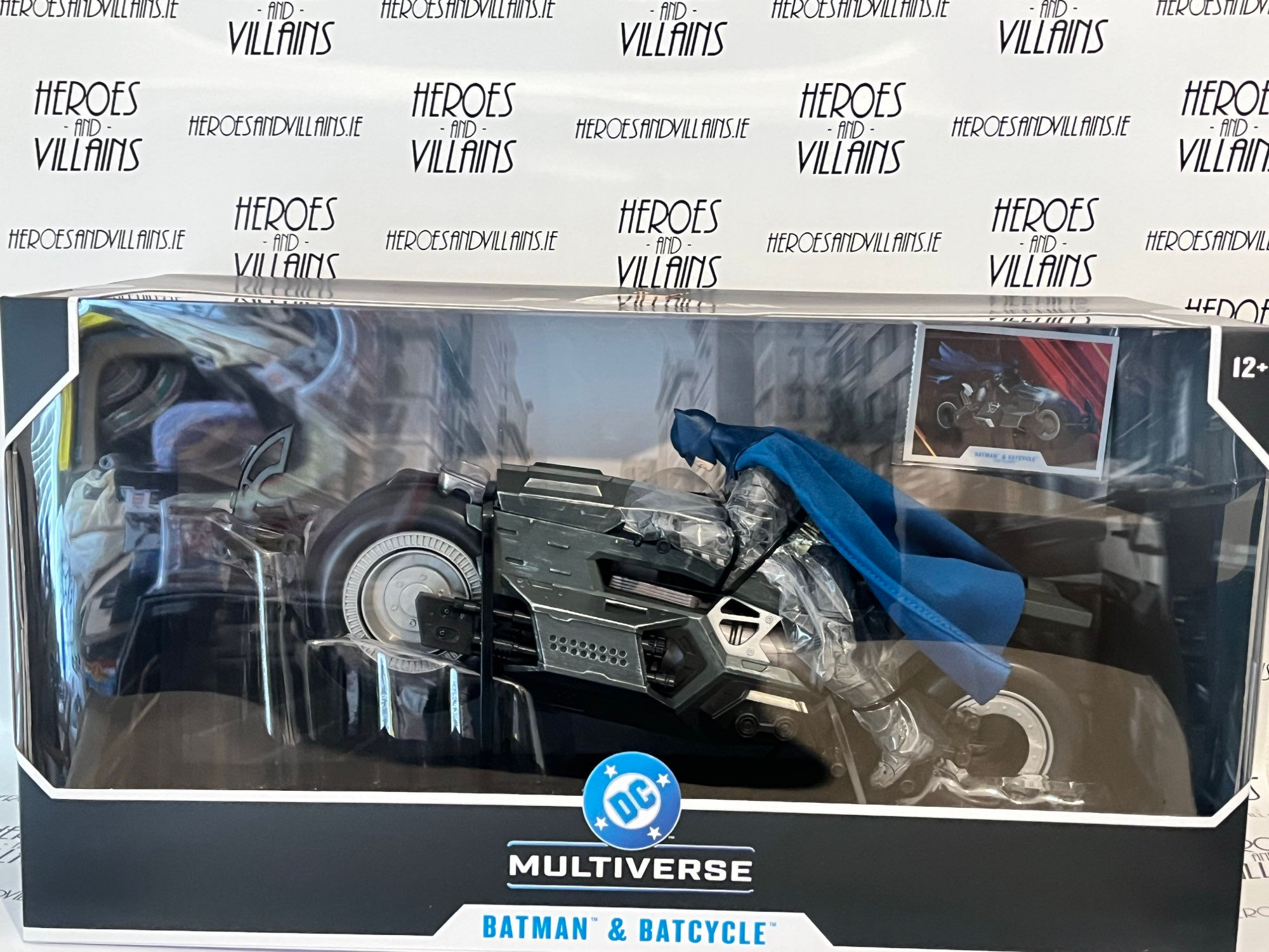 DC MULTIVERSE FLASH MOVIE BATMAN -AFFLECK- ON BATCYCLE (MCFARLANE TOYS 2025)