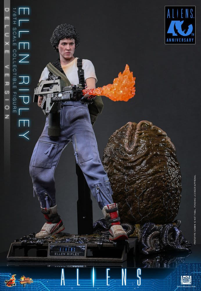 Miniature : PRE-ORDER: ALIENS 1/6 WARRANT OFFICER ELLEN RIPLEY DELUXE SET MMS895 (HOT TOYS 2