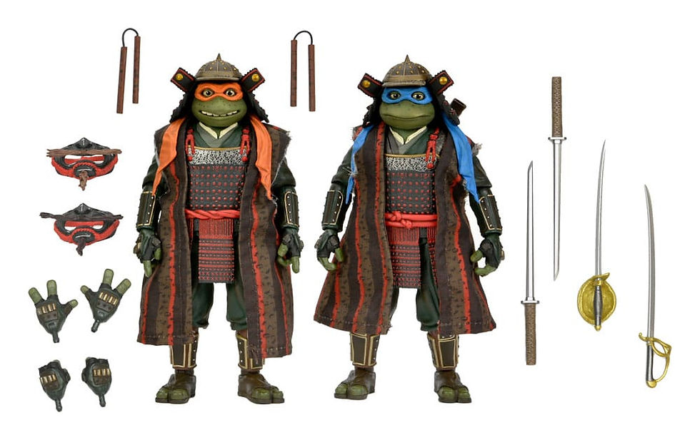 Thumbnail: TMNT 3 TURTLES IN TIME 4 FIGURE SET (NECA 2025) 