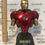 Miniatura: IRON MAN 2  HTB6  MK IV IRON MAN SUIT 1/4 SCALE BUST (HOT TOYS 2010)