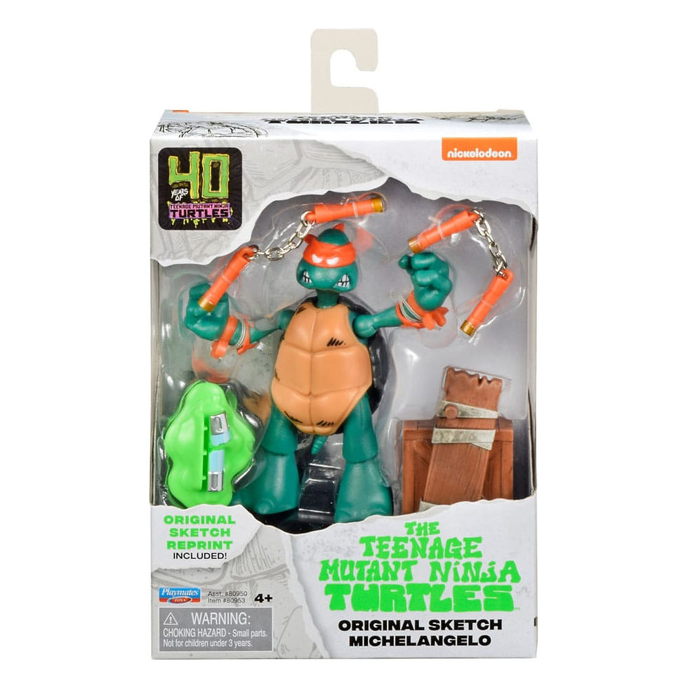 Miniatura: TEENAGE MUTANT NINJA TURTLES 40TH ANNIVERSARY ORIGINAL SKETCH FIGURE