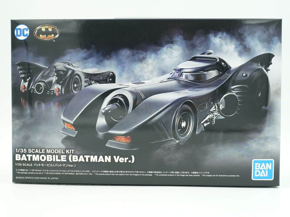 Miniature : BATMAN 1989 1/35 SCALE BATMOBILE MODEL KIT (BANDAI 2023)