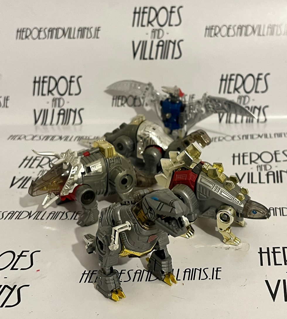Miniatura: TRANSFORMING WST DINOROBOTS - NOT SET OF 5 DINOBOTS (JUSTITOYS 2007)