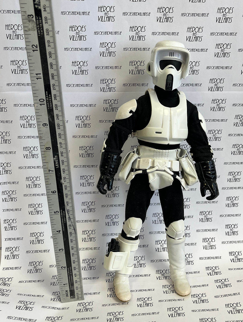 Miniaturbild: STAR WARS POTF 12” ROTJ IMPERIAL BIKER SCOUT AND SPEEDER BIKE (HASBRO 2000)  