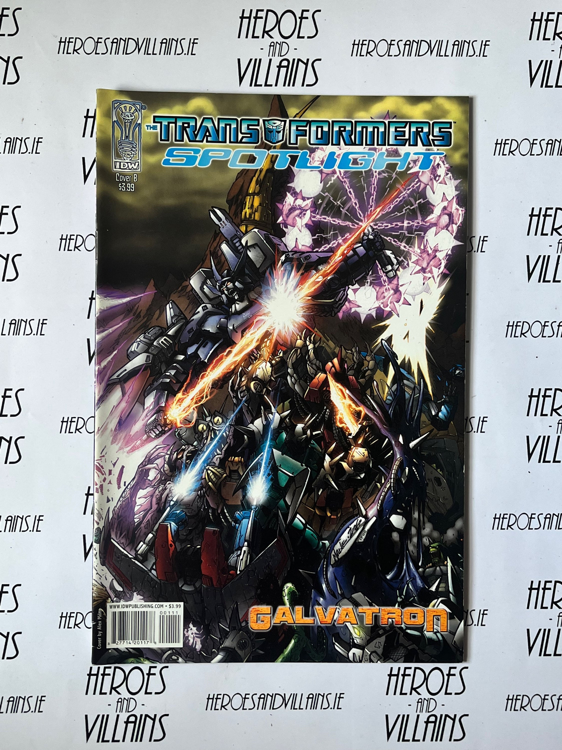 TRANSFORMERS SPOTLIGHT GALVATRON ONE SHOT (IDW PUBLISHING 2007)