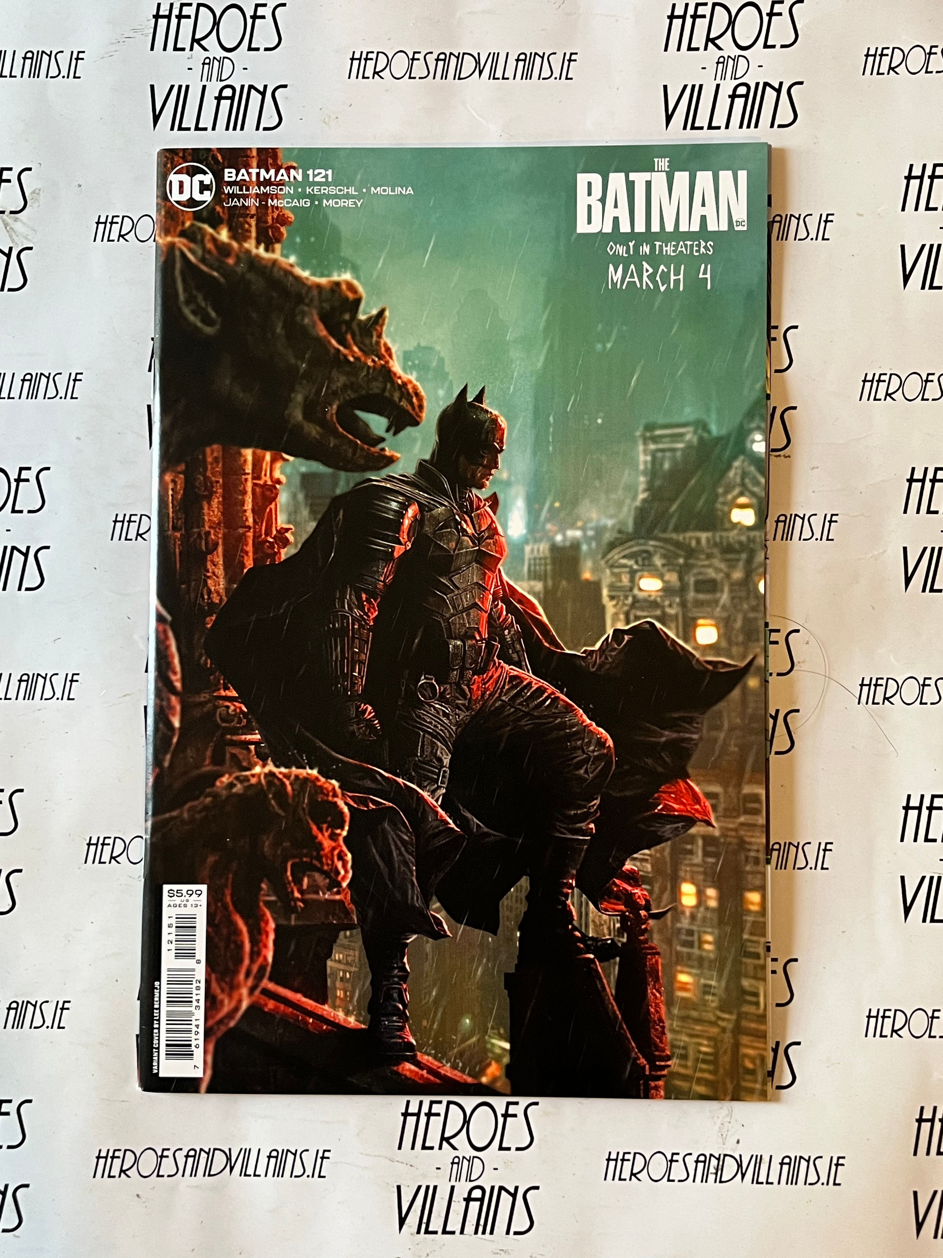 BATMAN #121 LEE BERMEJO THE BATMAN MOVIE CARD STOCK VARIANT DC COMICS 2022)