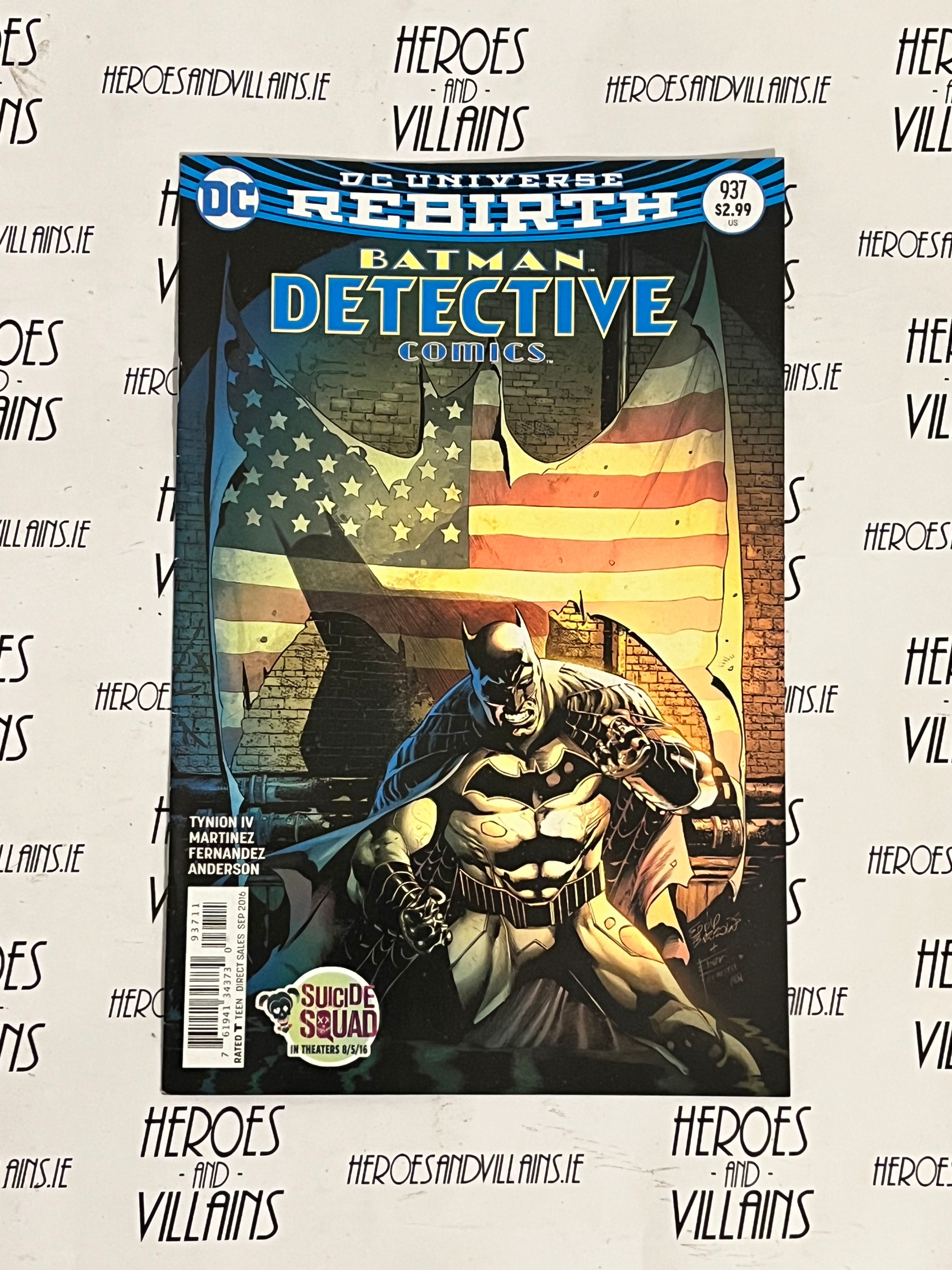 BATMAN DETECTIVE COMICS #937 (DC COMICS 2016)