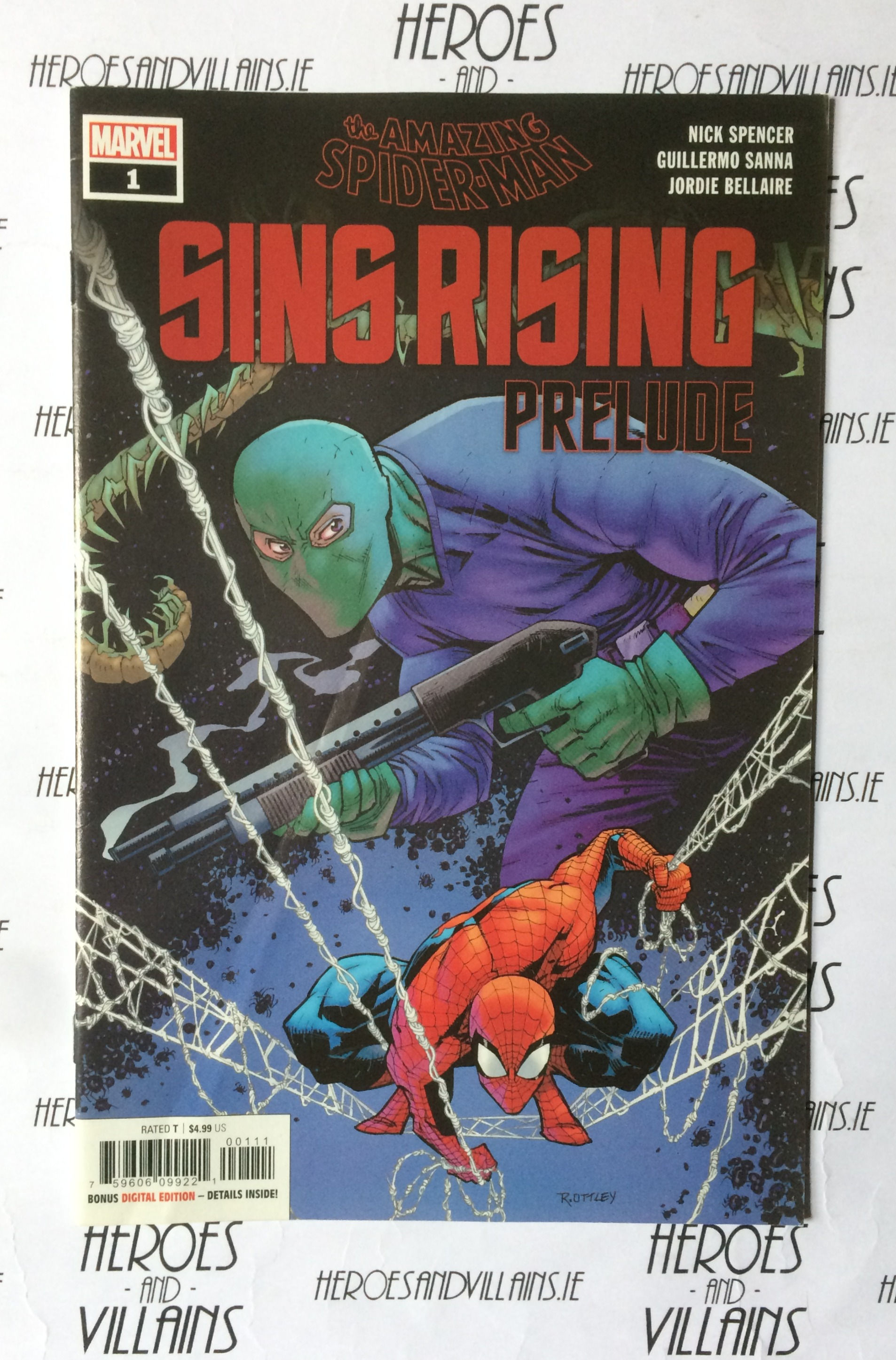 AMAZING SPIDER-MAN SINS RISING PRELUDE #1 (MARVEL COMICS 2020)