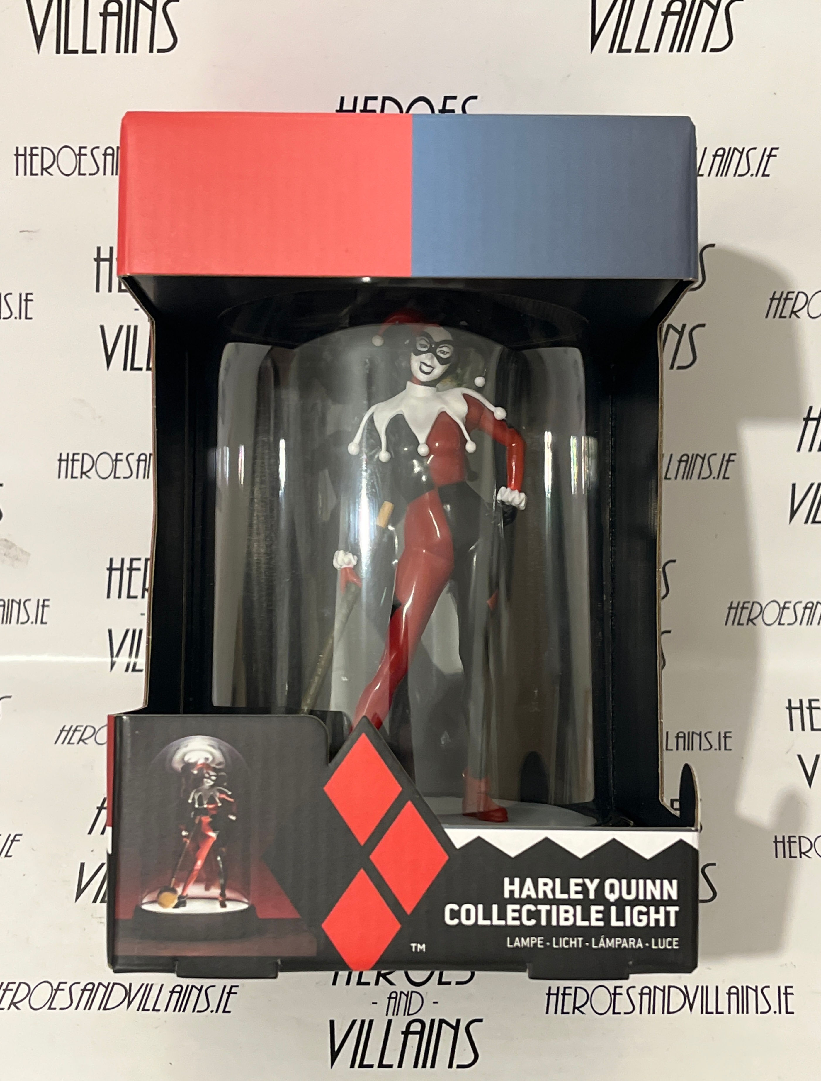 DC COMICS HARLEY QUINN LIGHT BELL JAR (PALADONE 2023)