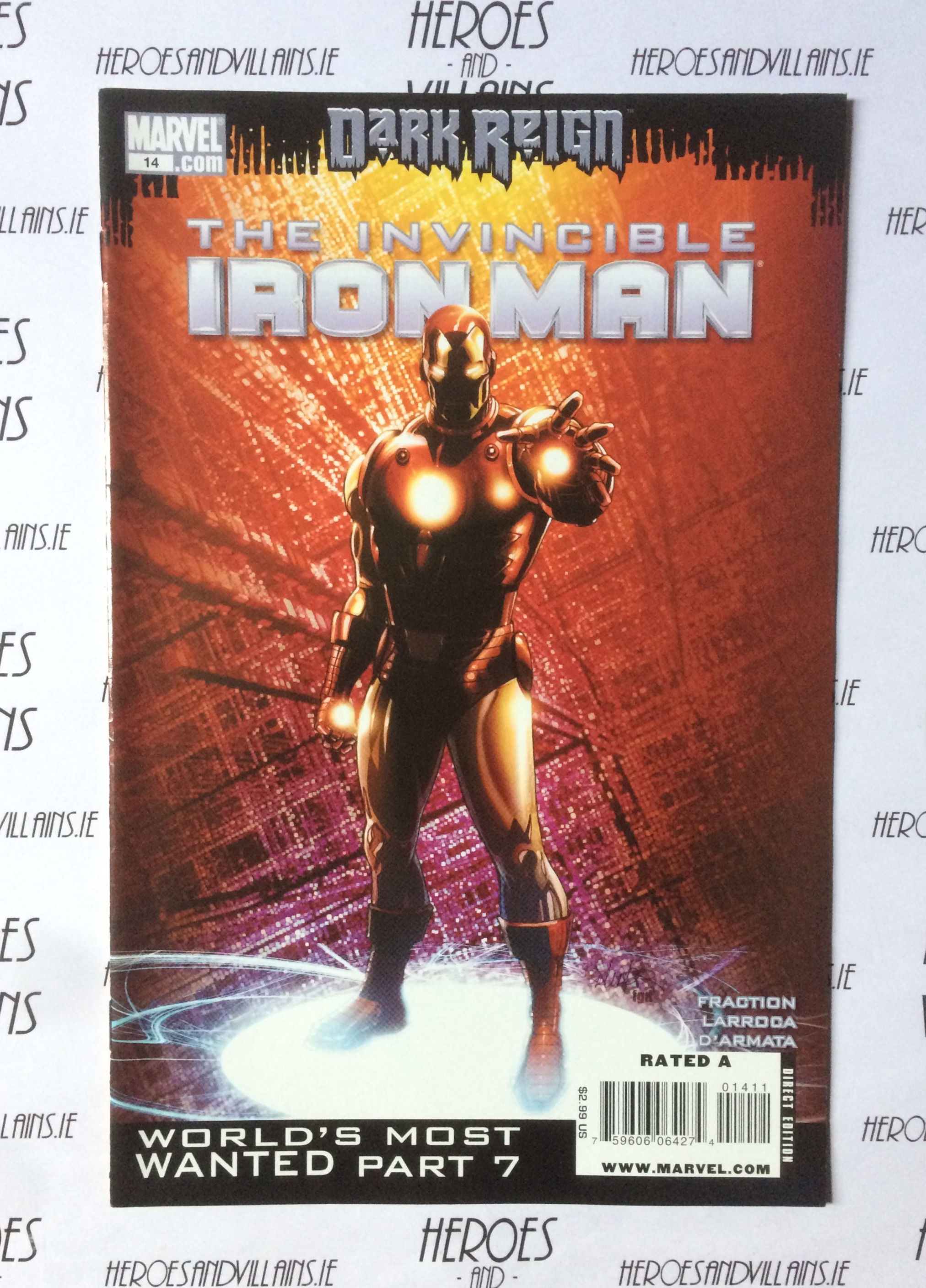 INVINCIBLE IRON MAN #14 DARK REIGH TIE IN (MARVEL COMICS 2009)