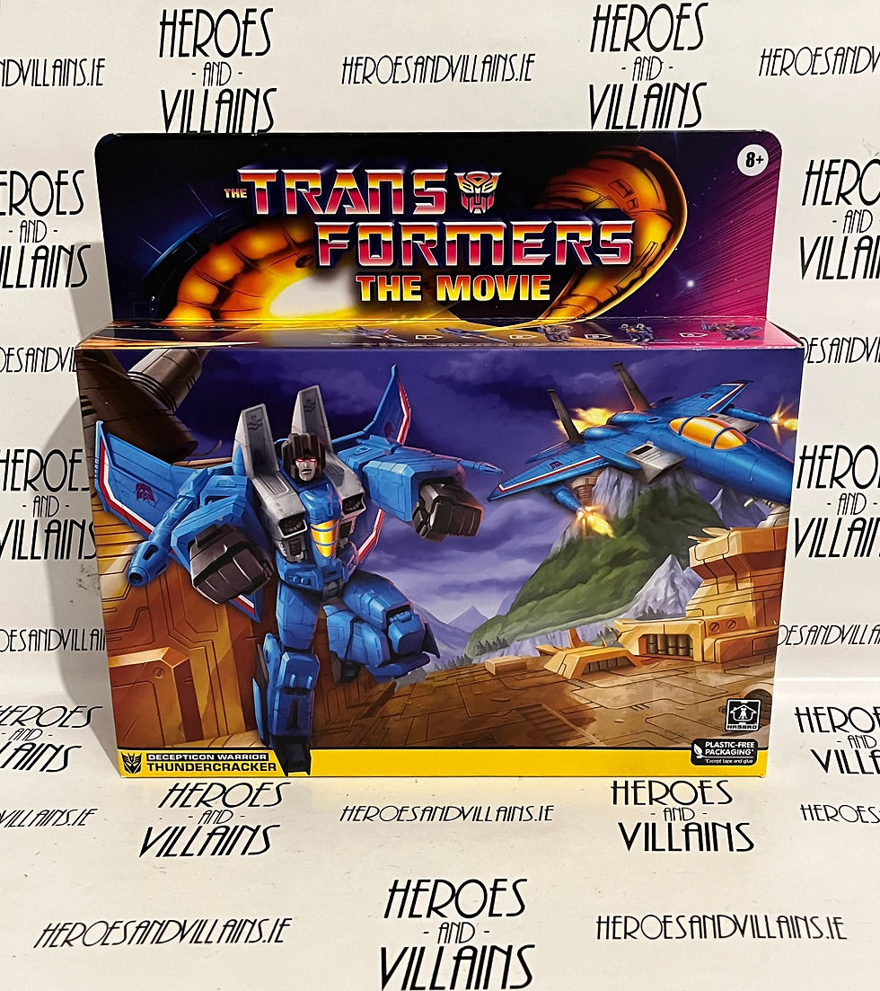 TRANSFORMERS RETRO G1 MOVIE DECEPTICON THUNDERCRACKER (HASBRO 2023) HEROES VILLAINS IRELAND TOY SHOP ONLINE TOYS STORE DUBLIN