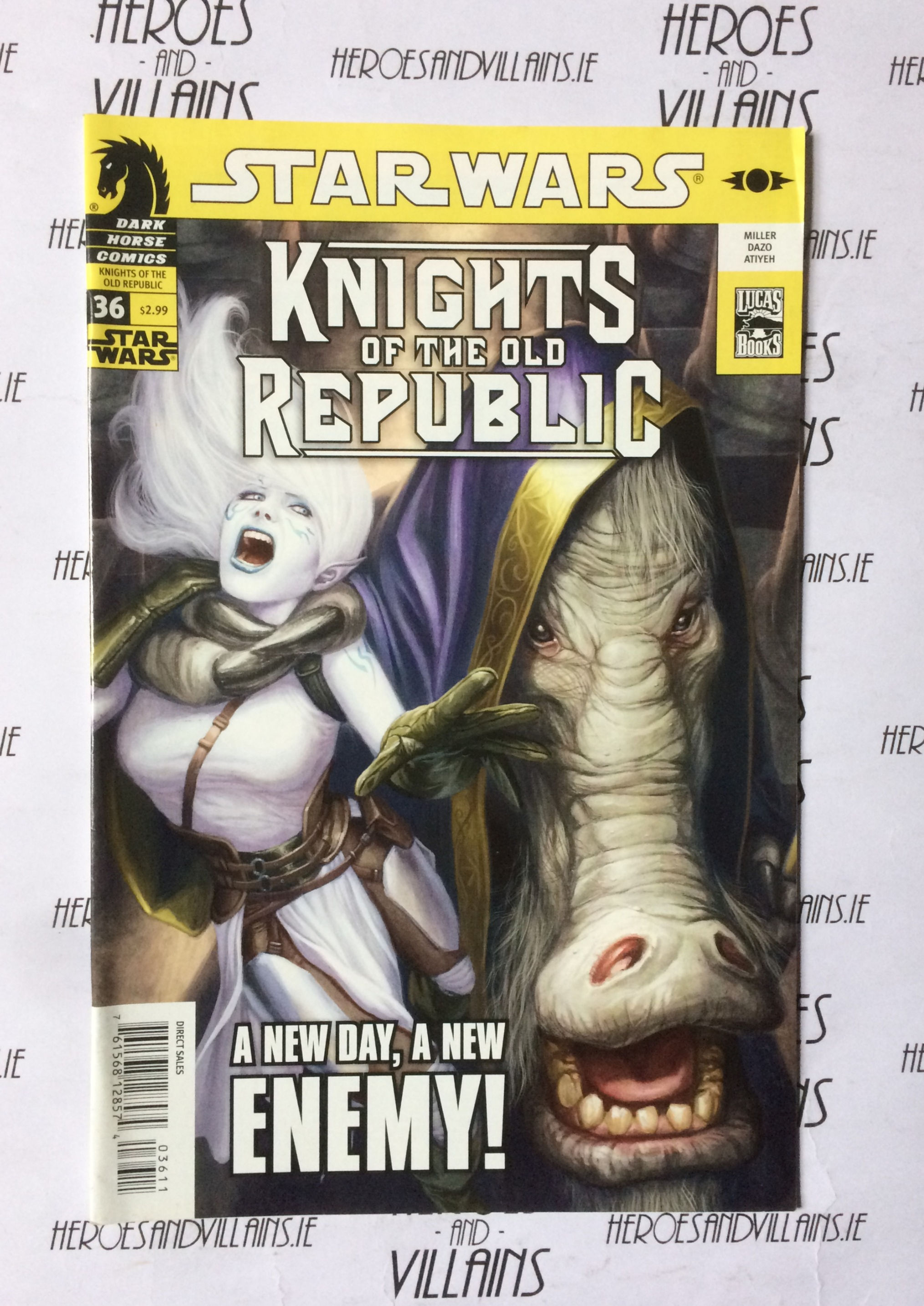 STAR WARS: KNIGHTS OF THE OLD REPUBLIC #36 (DARK HORSE COMICS 2008)