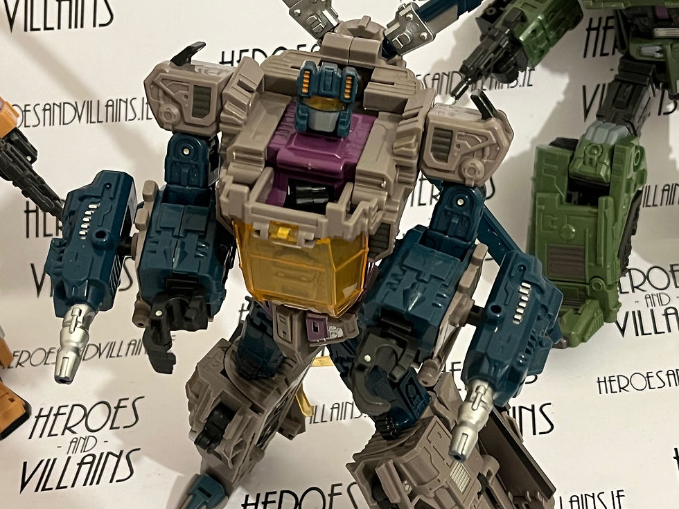 Thumbnail: TRANSFORMING OVERSIZED WARBOTRON COMBINER SET-NOT MP BRUTICUS/COMBATICONS (JINBA