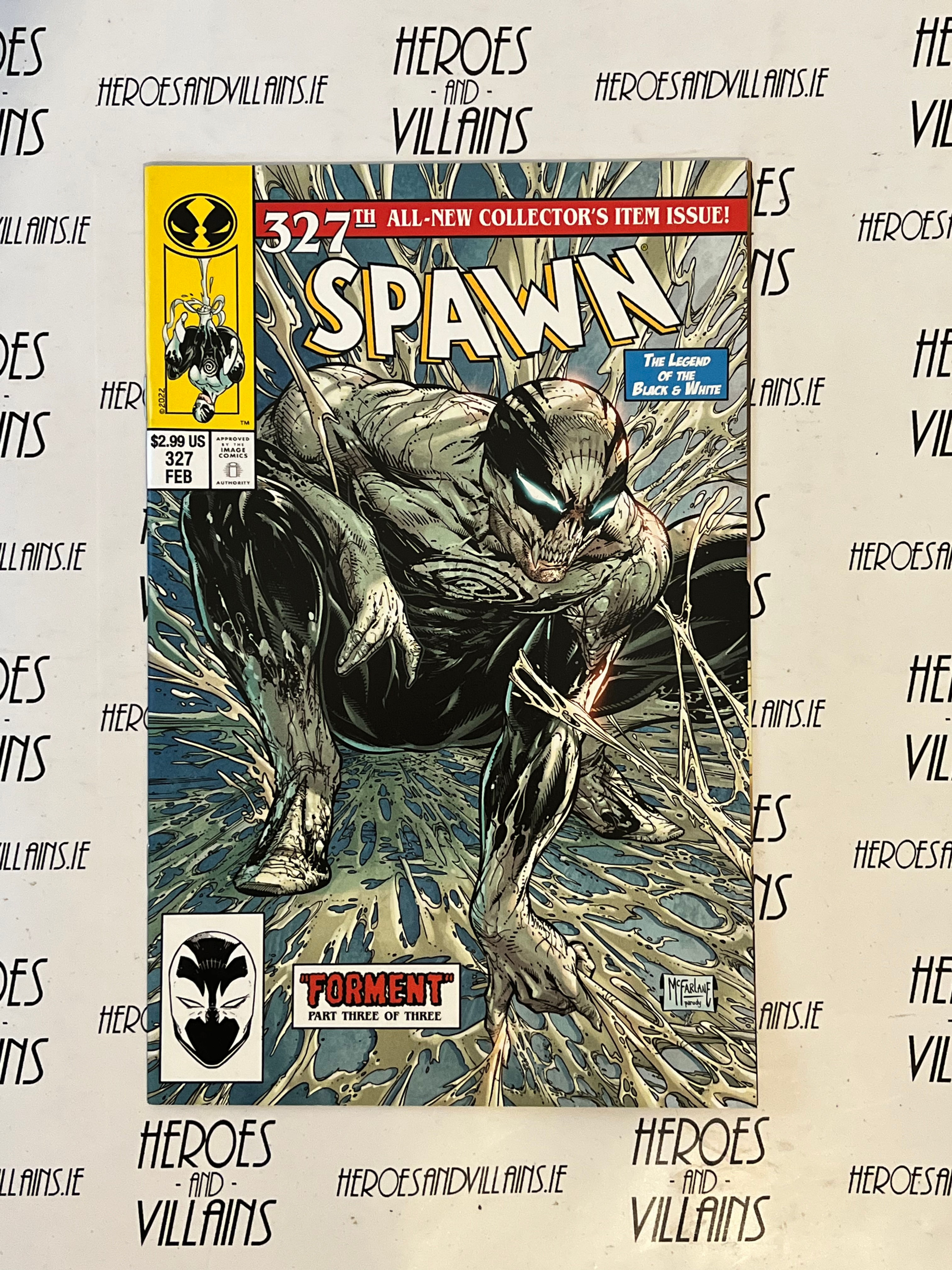 SPAWN #327 TODD MCFARLANE B COVER VARIANT (IMAGE COMICS 2022)