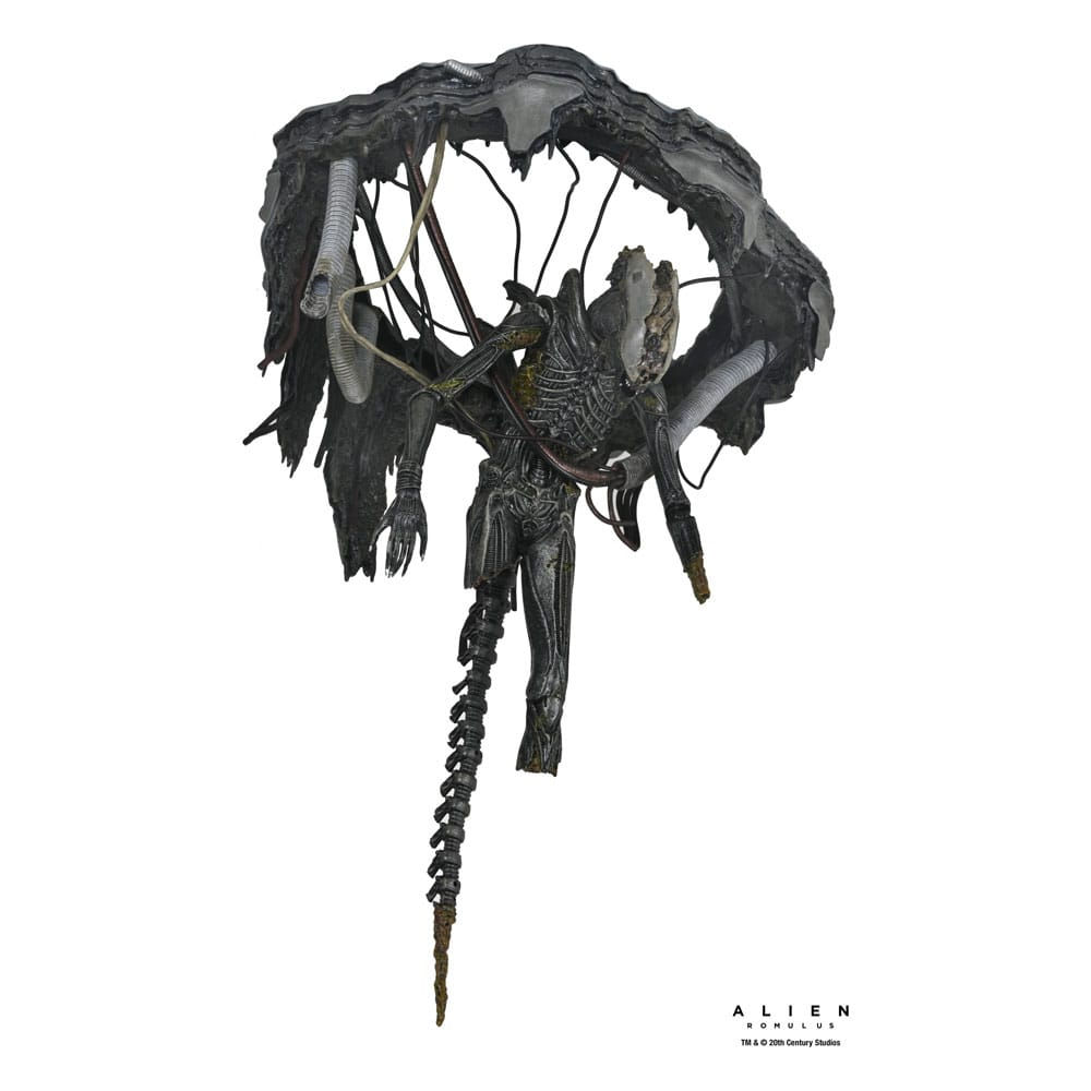 PRE-ORDER: ALIEN ROMULUS DELUXE XENOMORPH XX121 SUSPENDED LAB SCENE (NECA 2025)