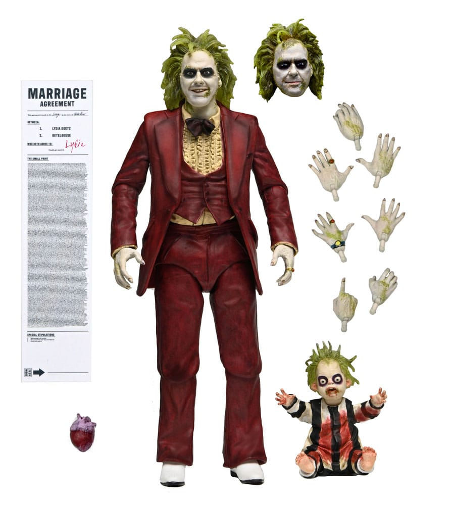 PRE-ORDER: BEETLEJUICE BEETLEJUICE ULTIMATE RED TUXEDO BEETLEJUICE (NECA 2026)