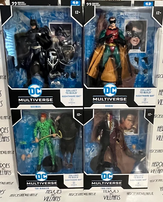 DC MULTIVERSE BATMAN FOREVER BATMAN, ROBIN, TWO-FACE ,RIDDLER ...