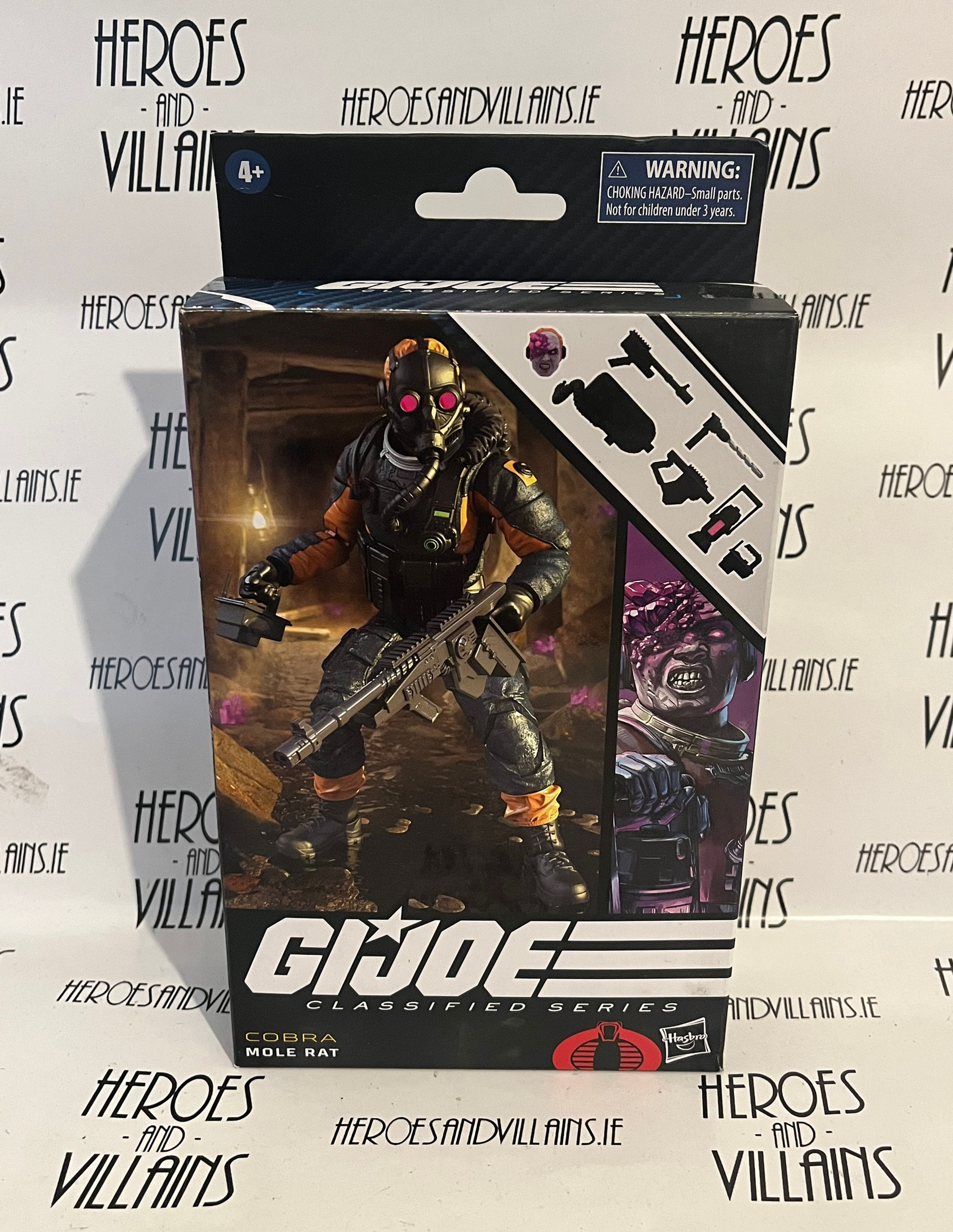 GI JOE CLASSIFIED 6” COBRA MOLE RAT (HASBRO 2023)