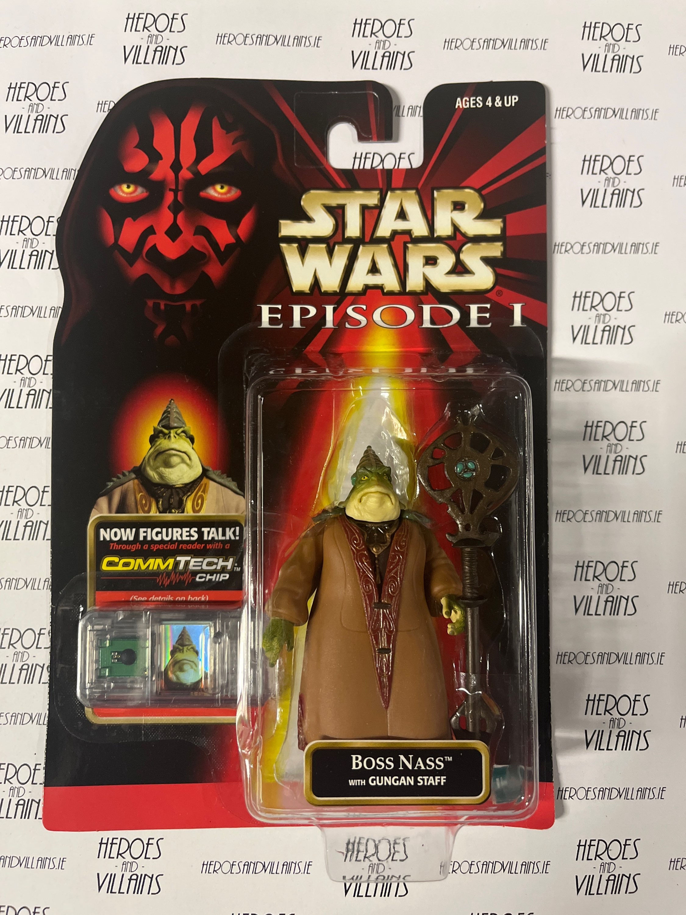 STAR WARS 3 3/4” TPM BOSS NASS (HASBRO 1999)