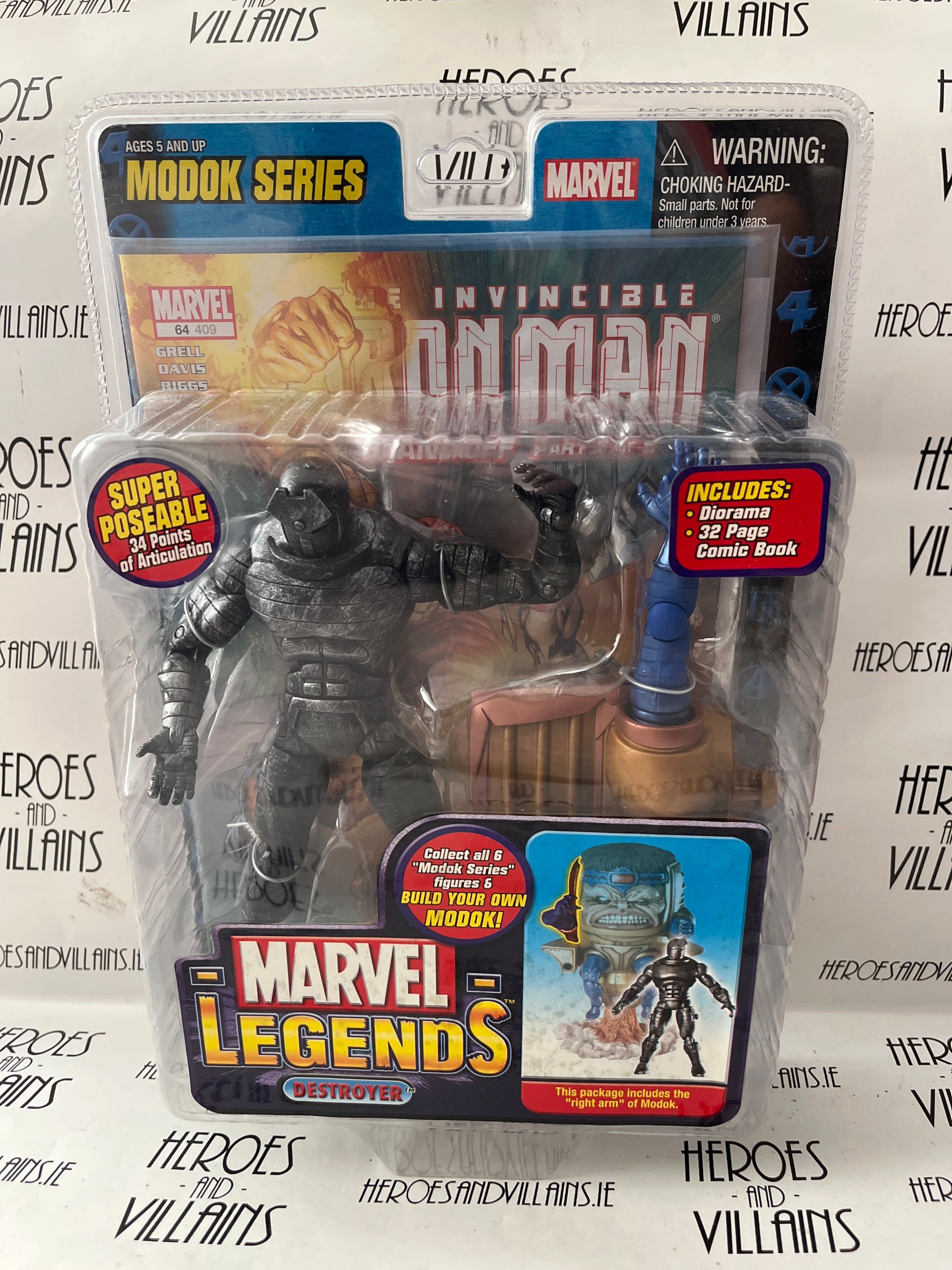 MARVEL LEGENDS SERIES 15 MODOK BAF DESTROYER (TOYBIZ 2006)
