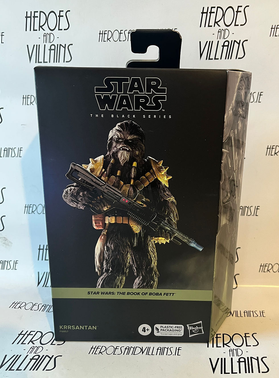 STAR WARS BLACK SERIES 6” BOOK OF BOBA FETT BLACK KRRSANTAN (HASBRO
