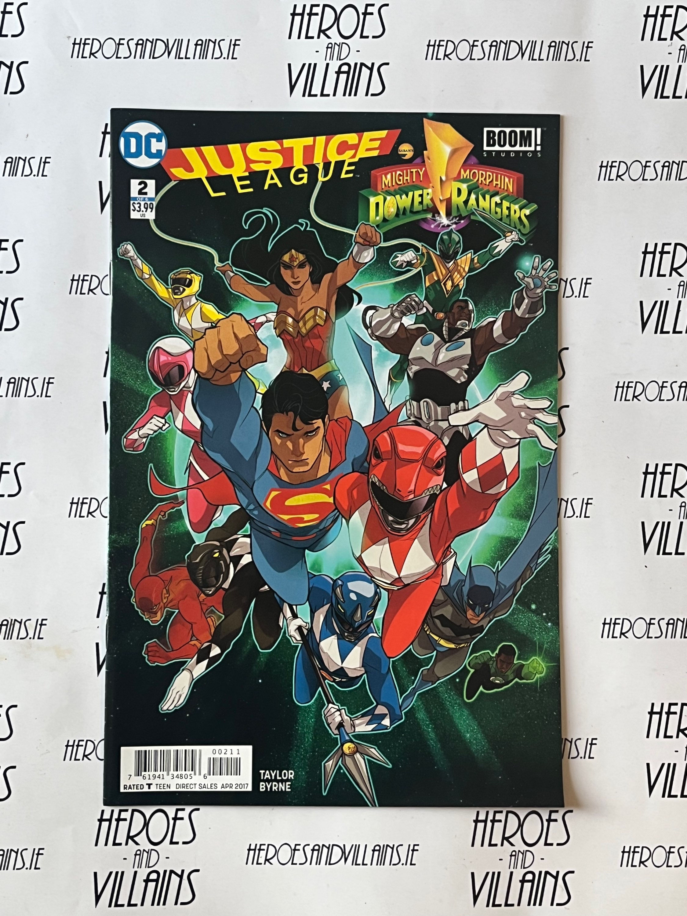 JUSTICE LEAGUE POWER RANGERS #2 (DC COMICS 2017)