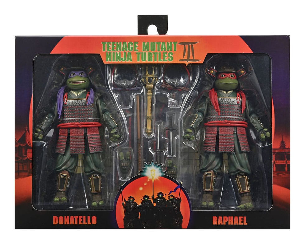 Miniature : TMNT 3 TURTLES IN TIME 4 FIGURE SET (NECA 2025) 