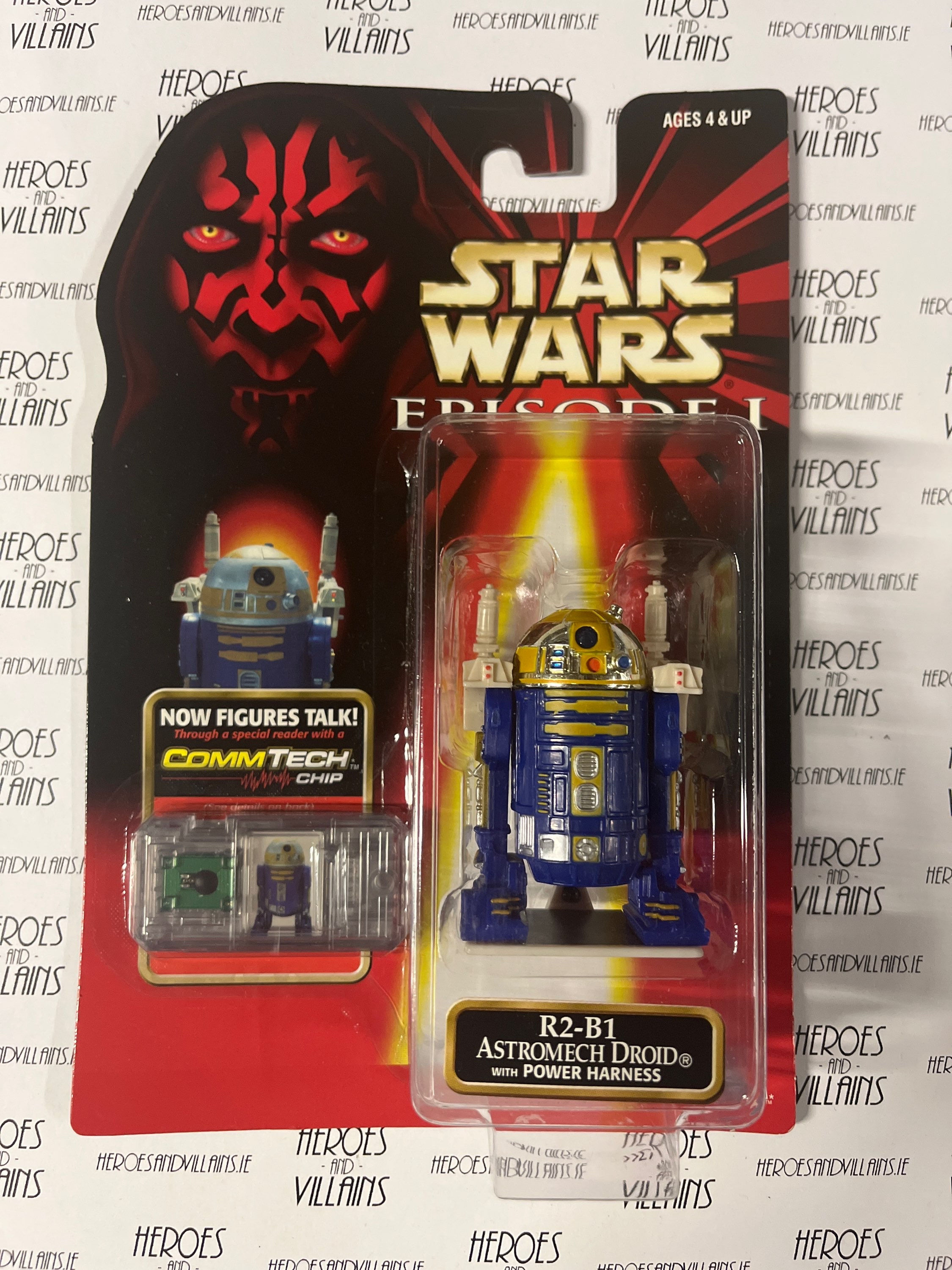 STAR WARS 3 3/4" TPM R2-B1 ASTROMECH DROID (HASBRO 2000)