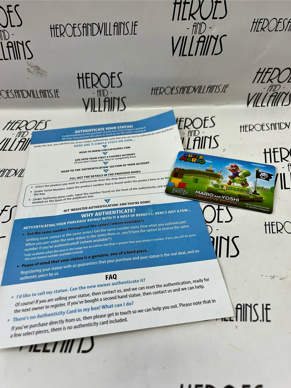 Miniatura: SUPER MARIO DEFINITIVE EDITION MARIO AND YOSHI STATUE (F4F 2020)