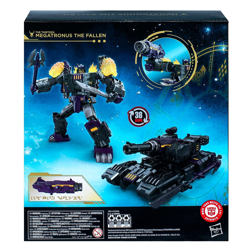 Thumbnail: TRANSFORMERS AGE OF THE PRIMES LEADER MEGATRONUS THE FALLEN (HASBRO 2