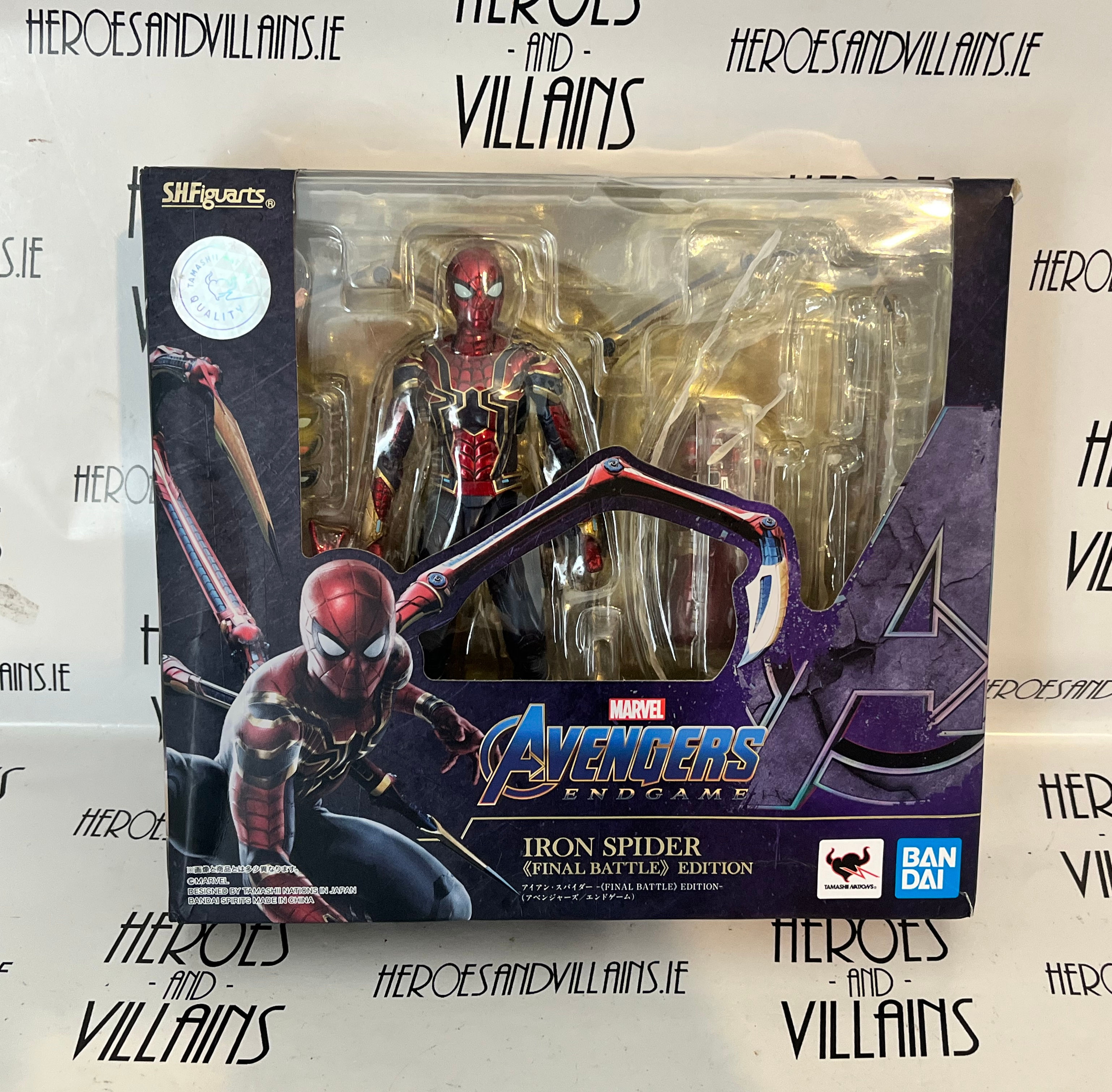 SH FIGUARTS MARVEL AVENGERS ENDGAME IRON SPIDER FINAL BATTLE VERSION (BANDAI 201