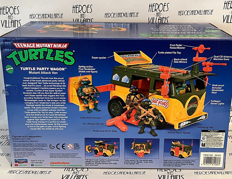 Thumbnail: TEENAGE MUTANT NINJA TURTLES CLASSICS PARTY WAGON TURTLE VAN (PLAYMAT
