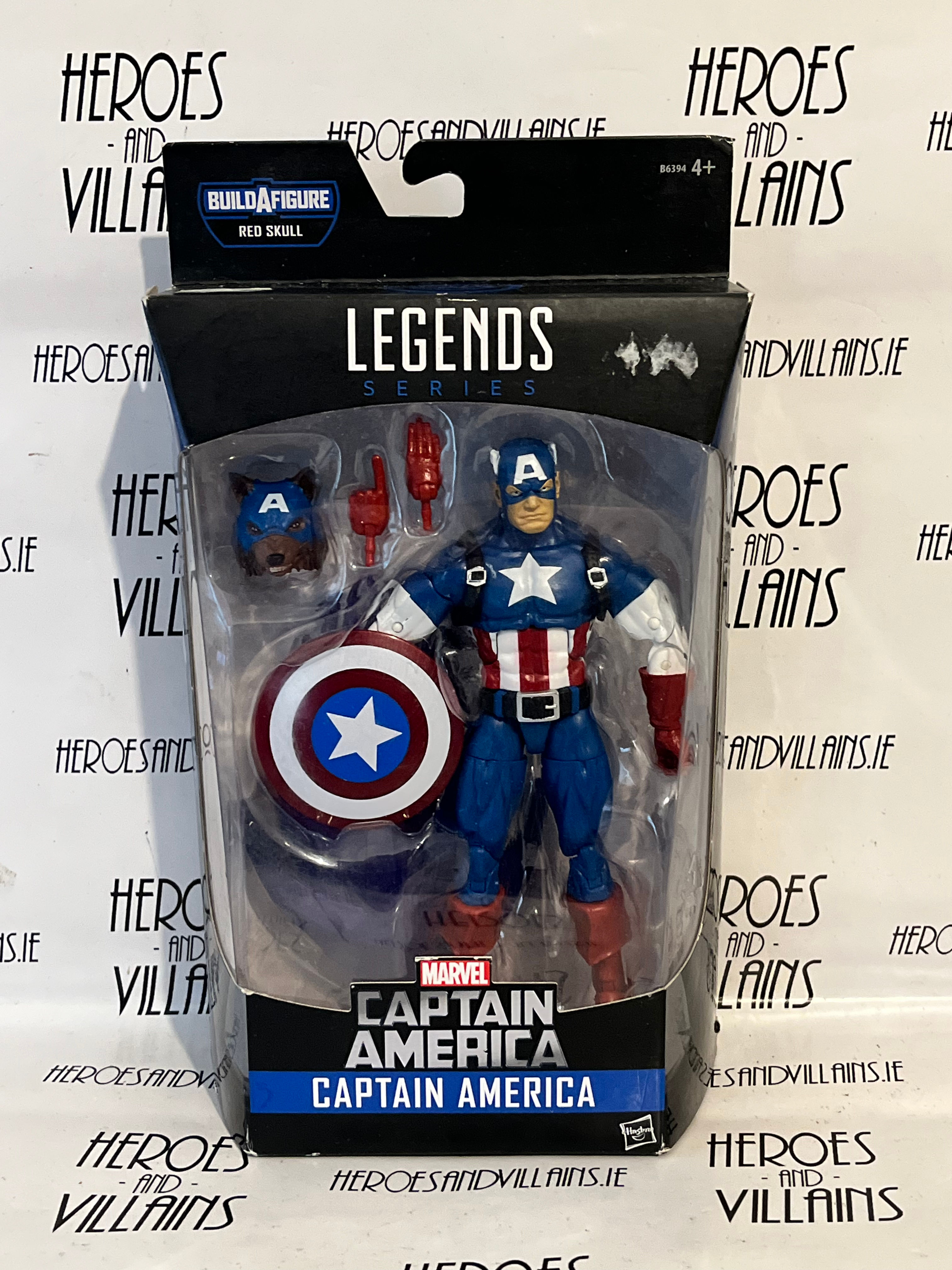 MARVEL LEGENDS RED SKULL BAF WAVE CAPTAIN AMERICA (HASBRO 2016)