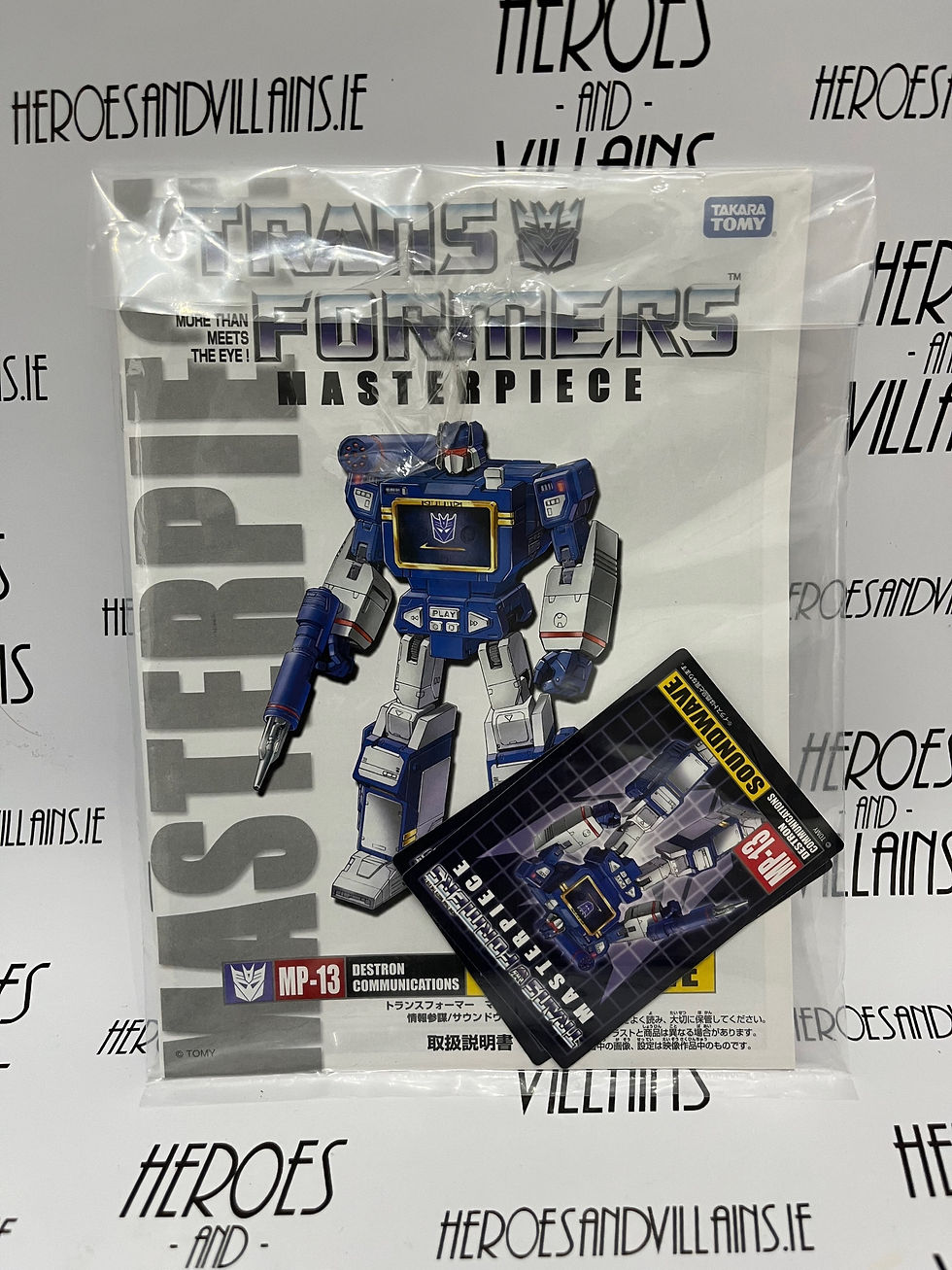 Thumbnail: TRANSFORMERS MASTERPIECE MP- 13 SOUNDWAVE WITH LASERBEAK AND BONUS RATBAT (TAKAR