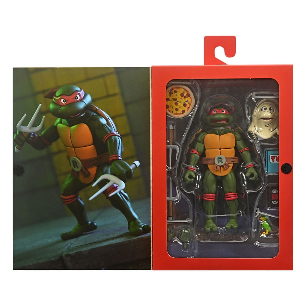 Miniatura: TEENAGE MUTANT NINJA TURTLES CARTOON VHS ULTIMATE RAPHAEL (NECA 2024)
