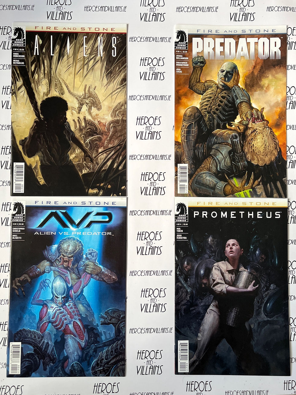 Thumbnail: ALIENS-PREDATOR-AVP-PROMETHEUS: FIRE AND STONE COMPLETE SET (DARK HORSE COMICS 2
